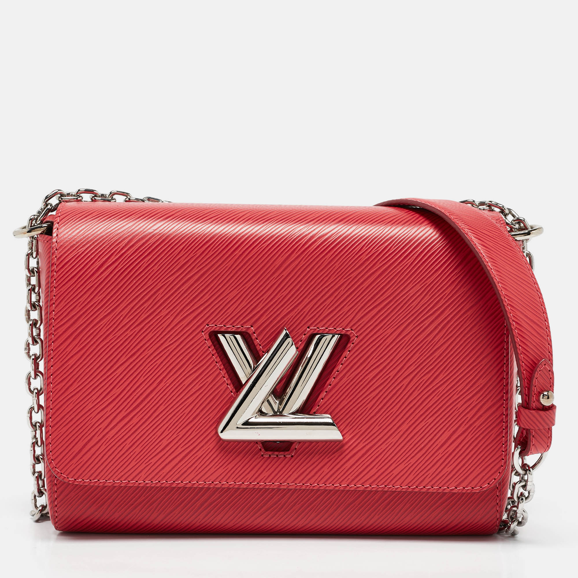 

Louis Vuitton Grenade Epi Leather Twist MM Bag, Red