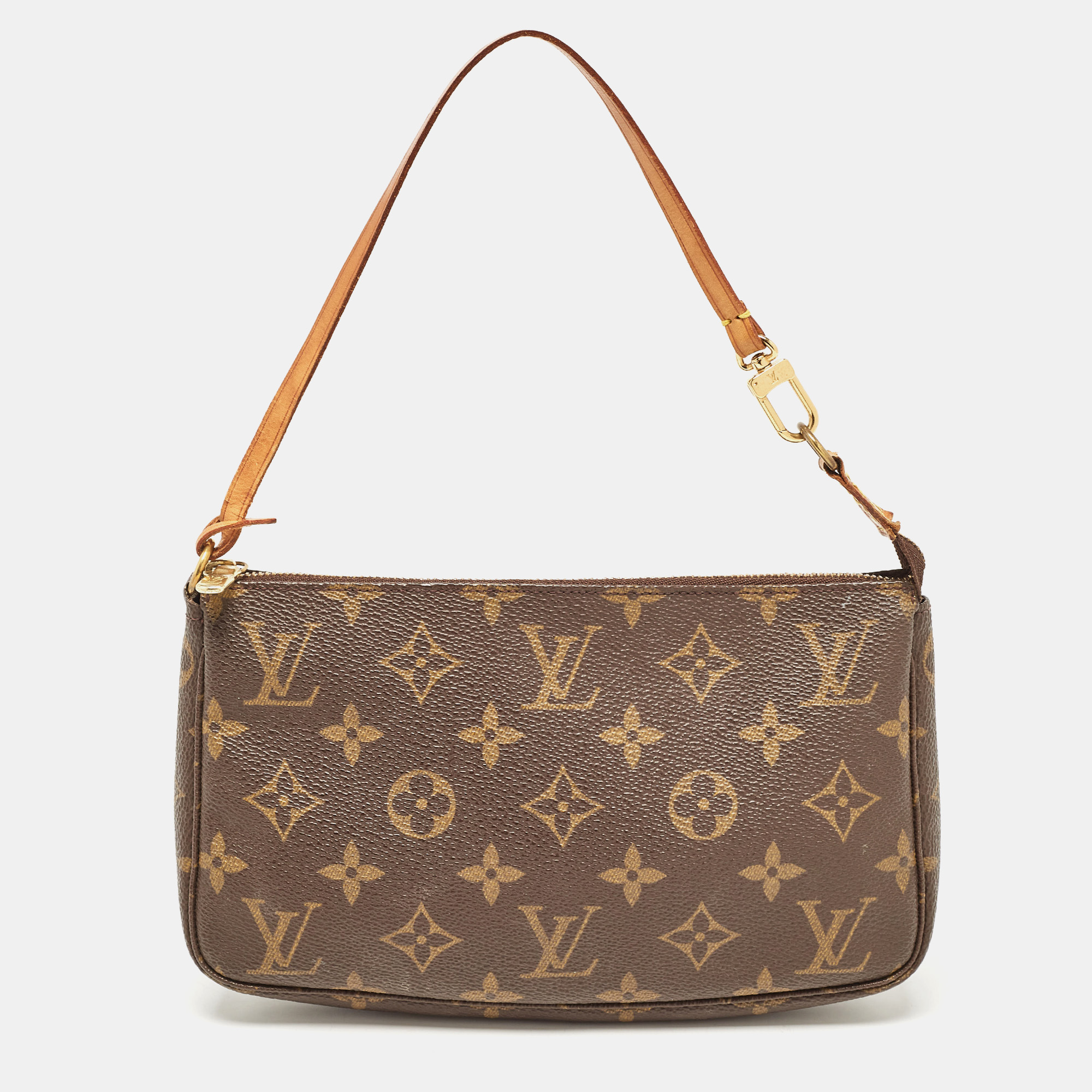 

Louis Vuitton Monogram Canvas Pochette Accessoires, Brown