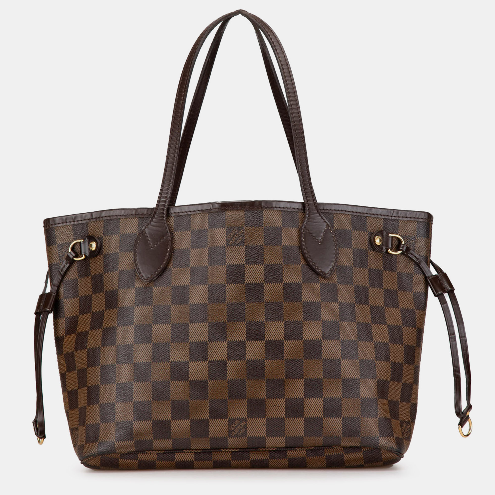 

Louis Vuitton Brown Damier Ebene Neverfull PM