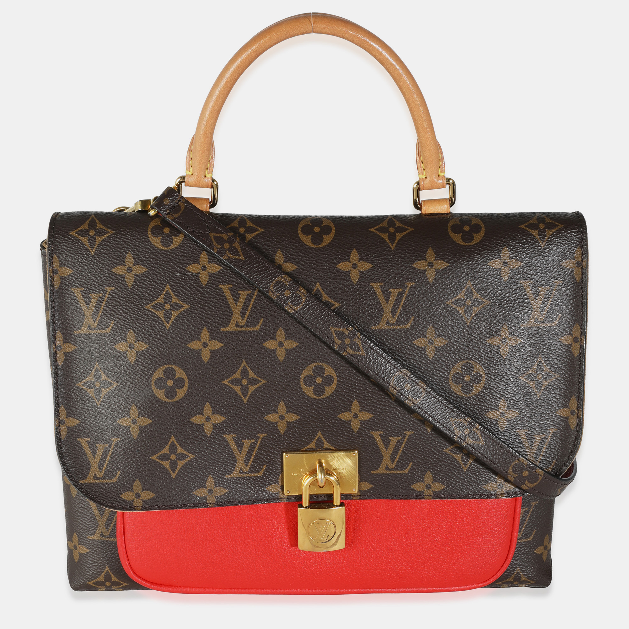 

Louis Vuitton Coquelicot Monogram Canvas Marignan, Brown