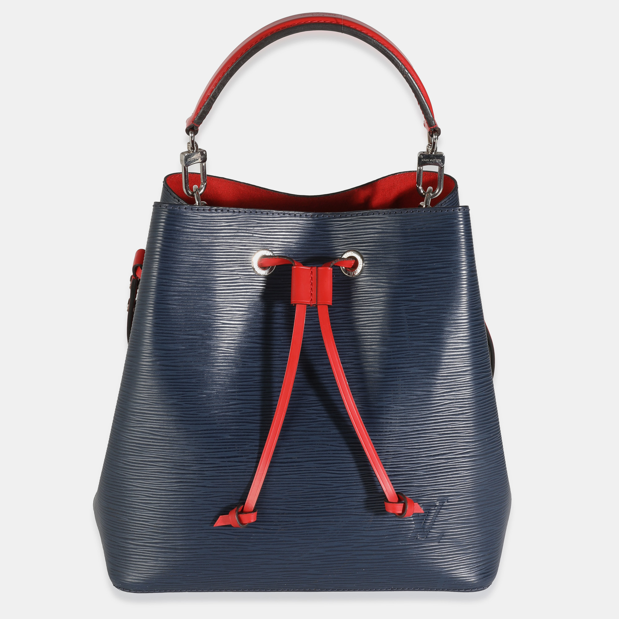 

Louis Vuitton Indigo Coquelicot Epi Neonoe MM, Navy blue