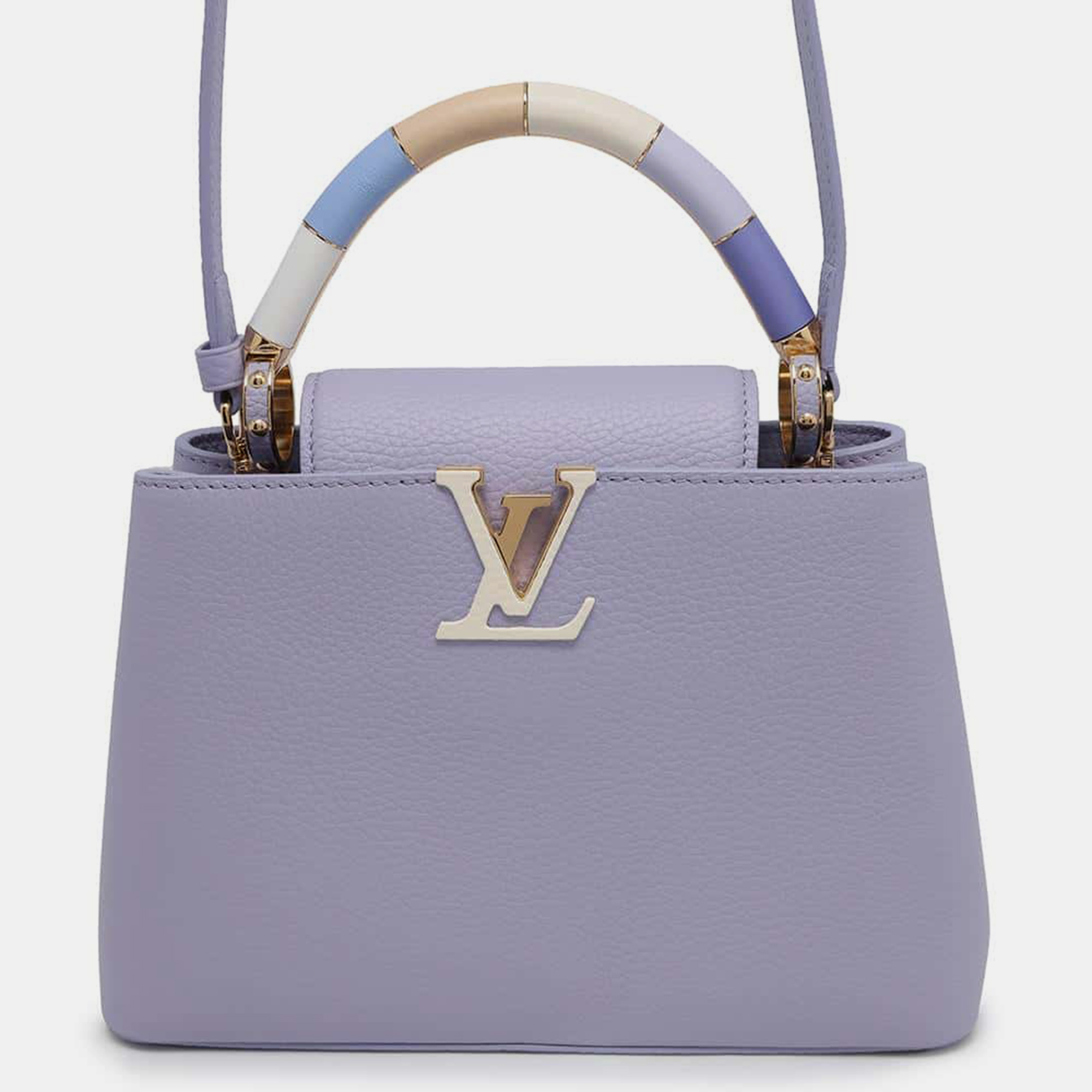 

Louis Vuitton Purple Taurillon Leather Capucines BB Bag