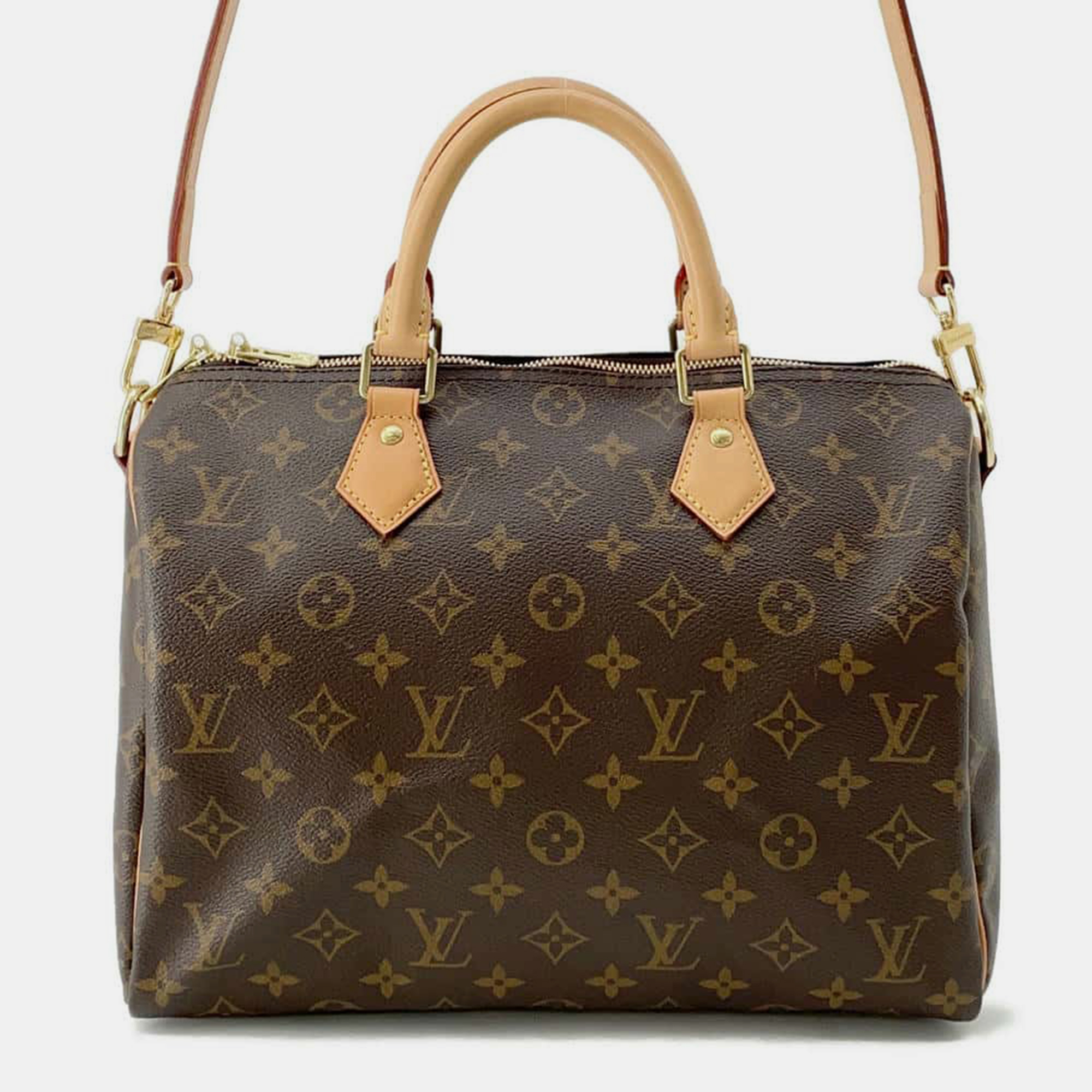 

Louis Vuitton Brown Monogram Speedy Bandouliere 30 Bag