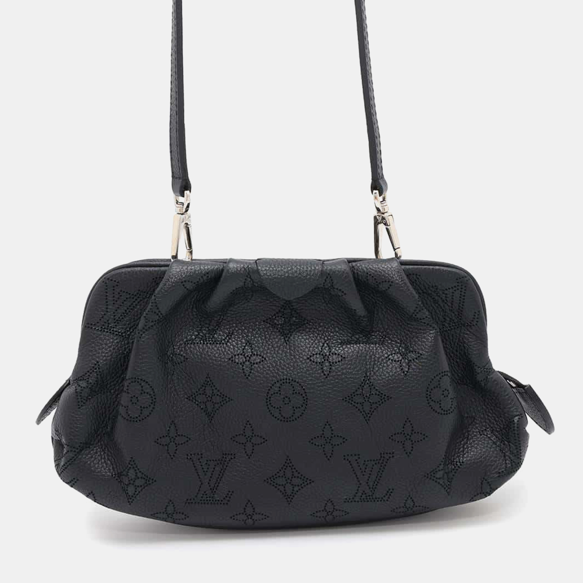 

Louis Vuitton Scara Mini Noir Monogram Mahina Bag, Black