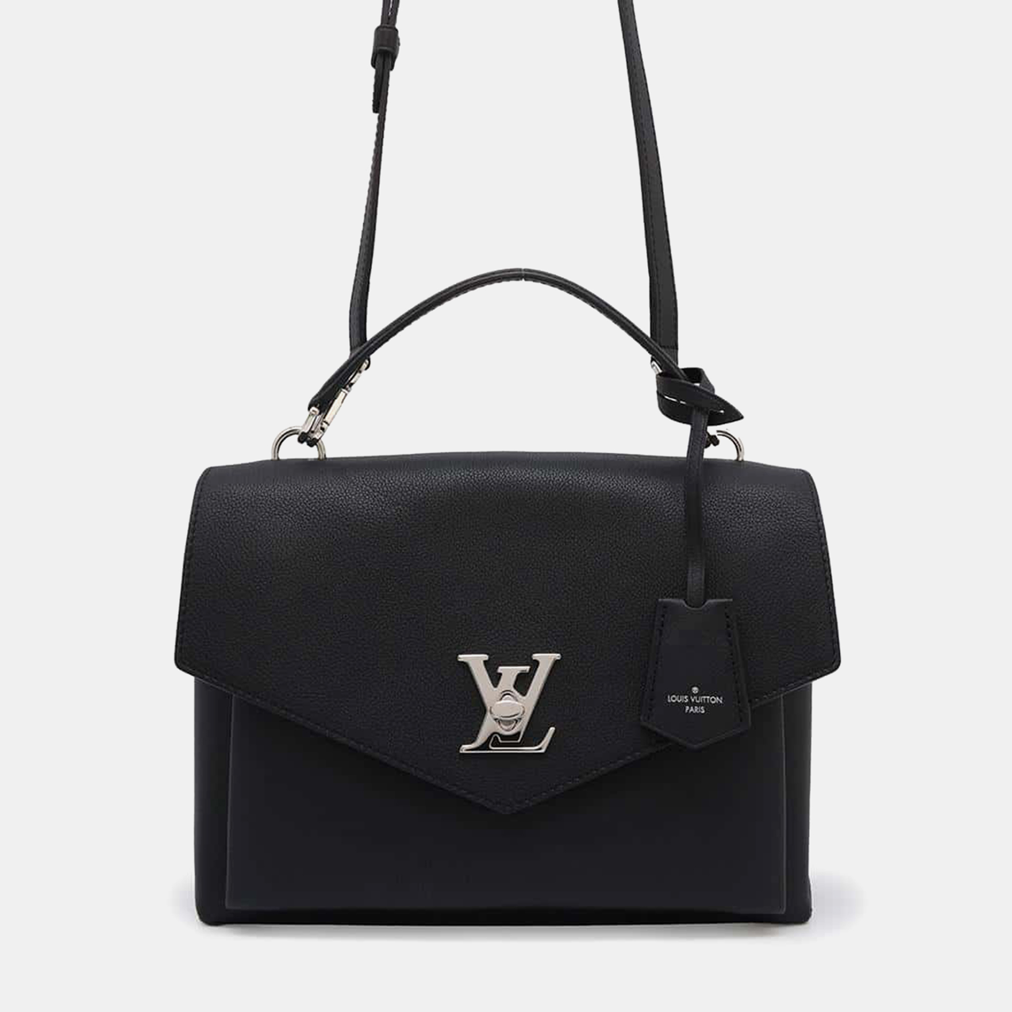 

Louis Vuitton My Lockme Satchel Black Calf Leather Bag