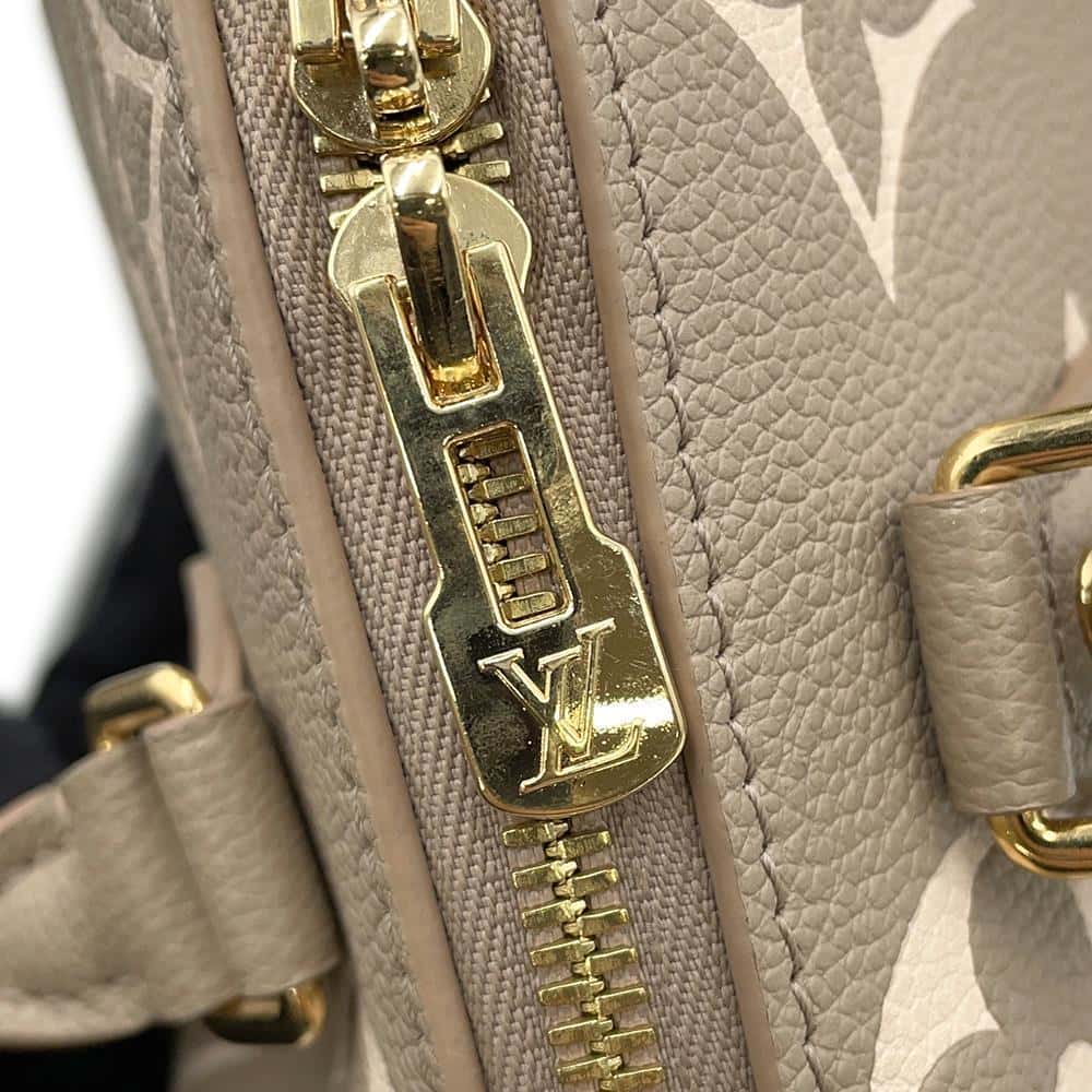 Louis Vuitton Bicolour Monogram Empreinte Leather Speedy Bandouliere 20 Bag 