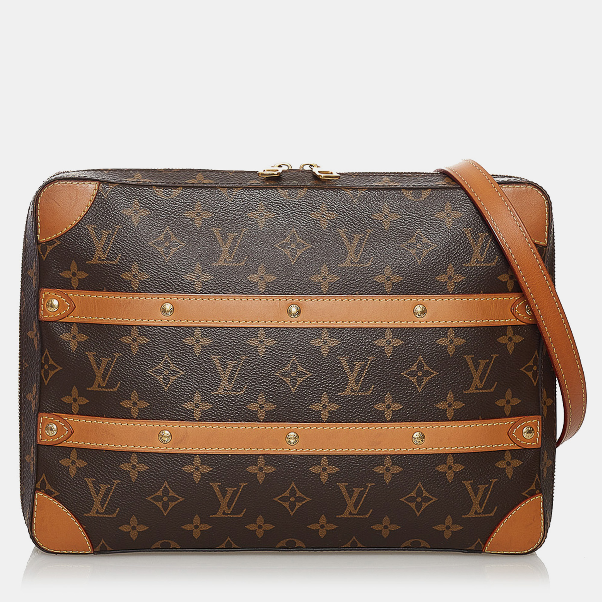 

Louis Vuitton Brown Monogram Soft Trunk Messenger