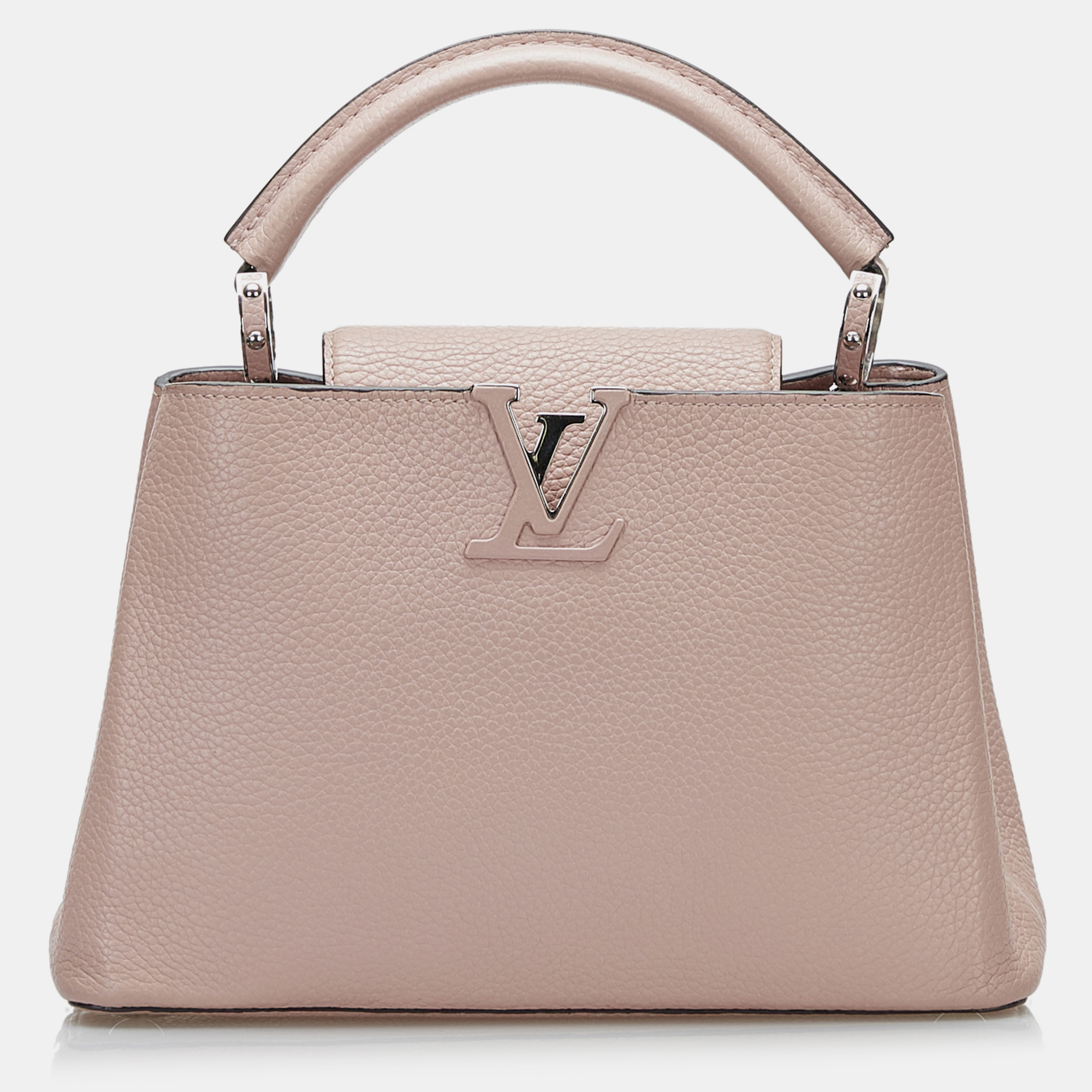 

Louis Vuitton Pink Taurillon Capucines BB