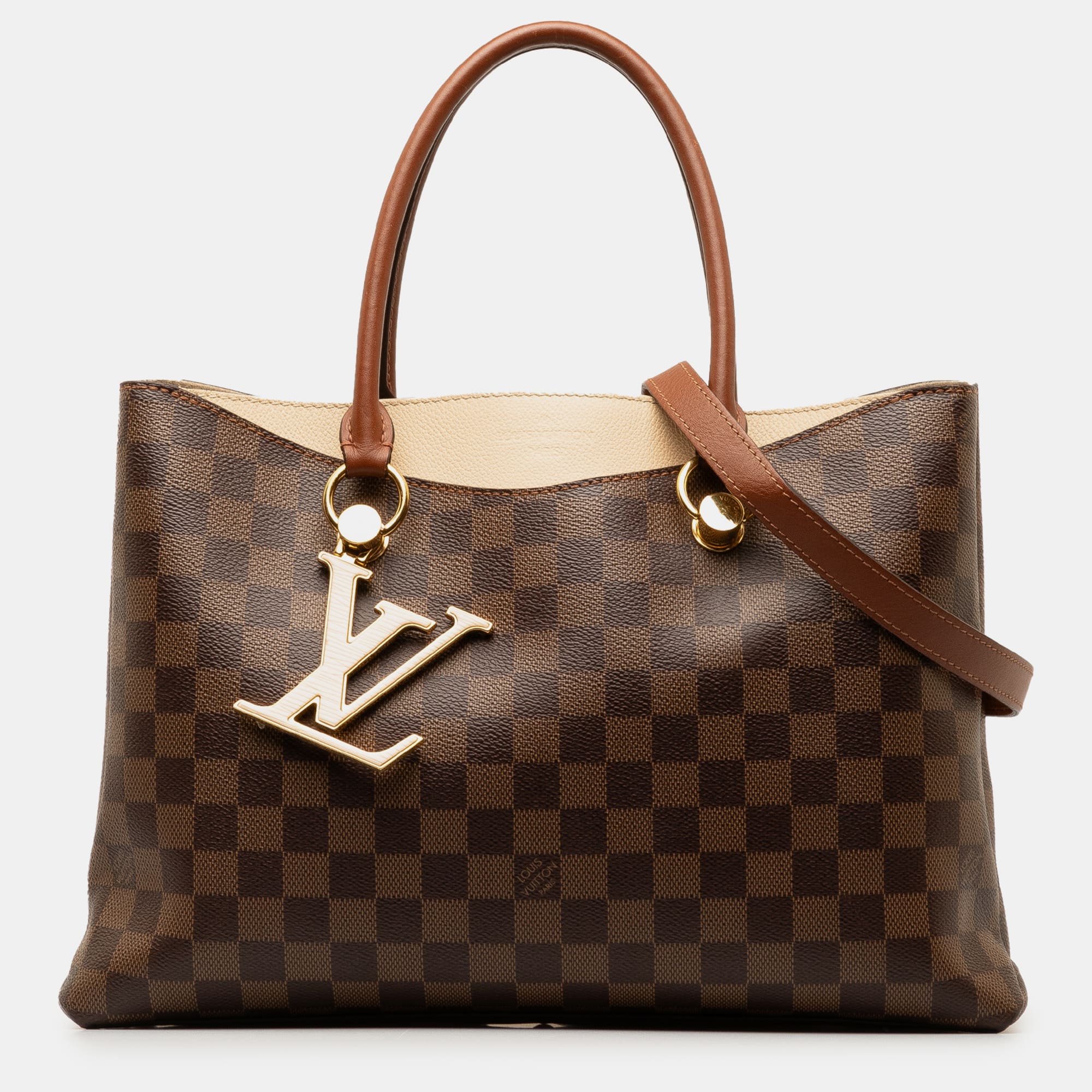 

Louis Vuitton Brown Damier Ebene Riverside