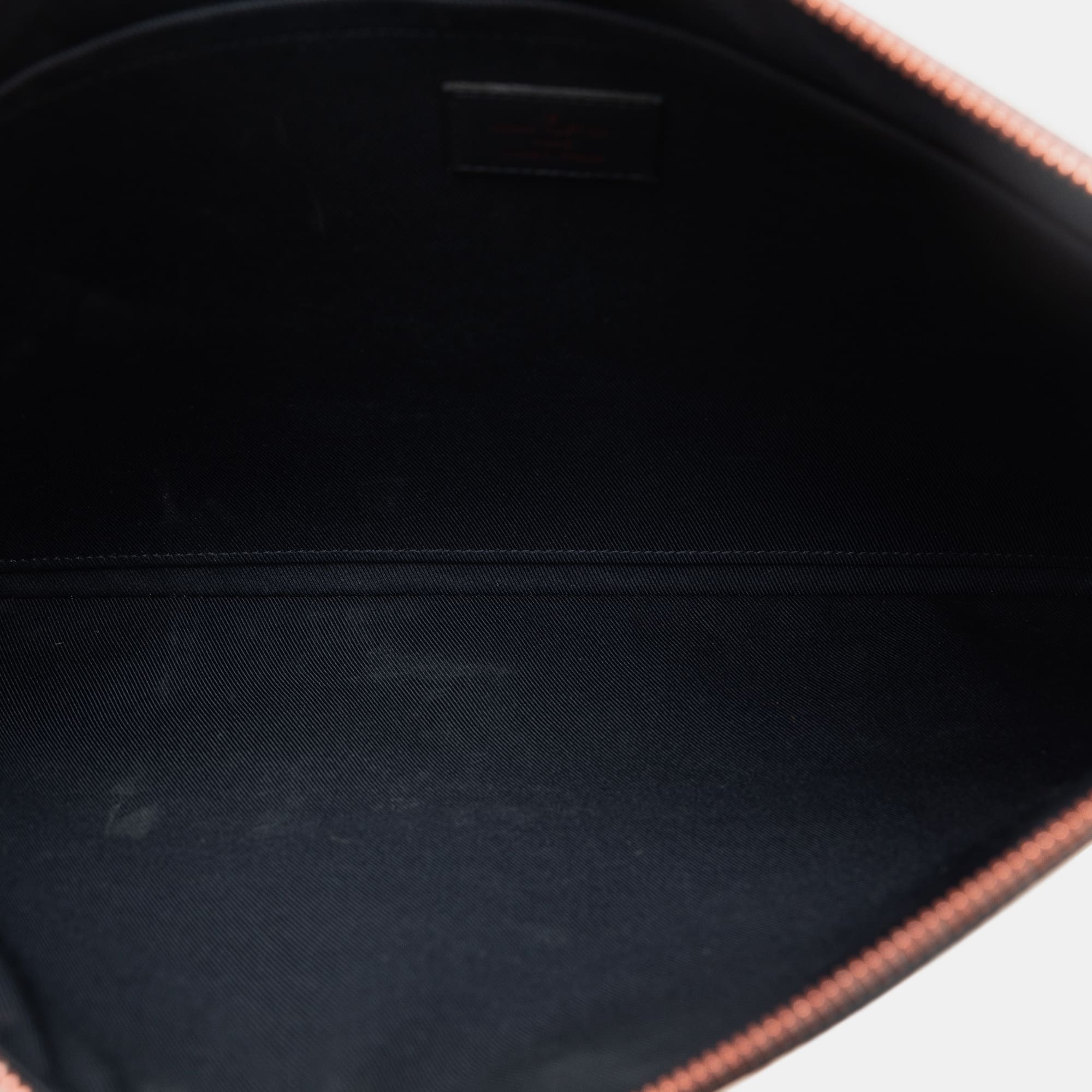 Louis Vuitton Black Monogram Ink Upside Down Apollo Pochette 
