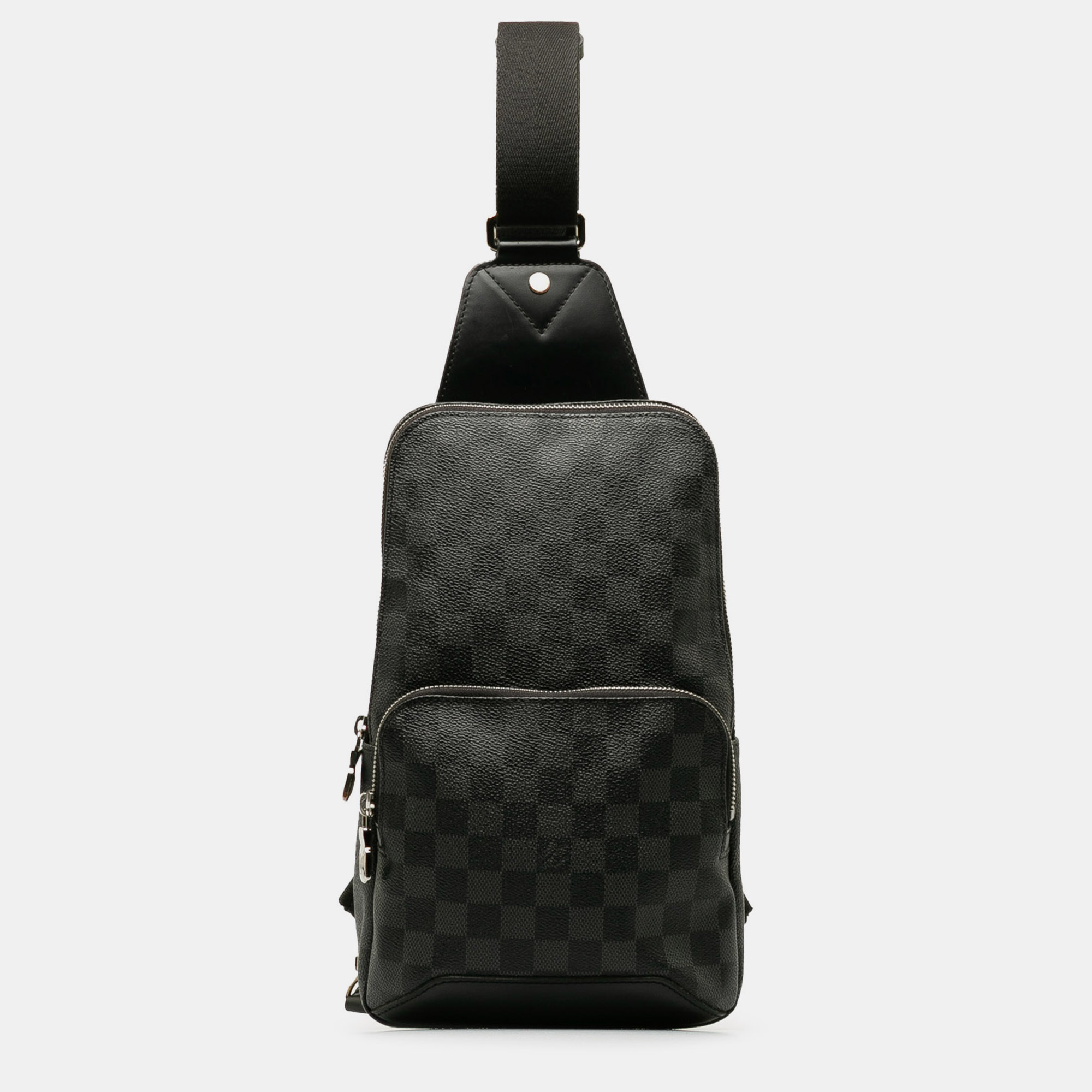 

Louis Vuitton Black Damier Graphite Avenue Sling