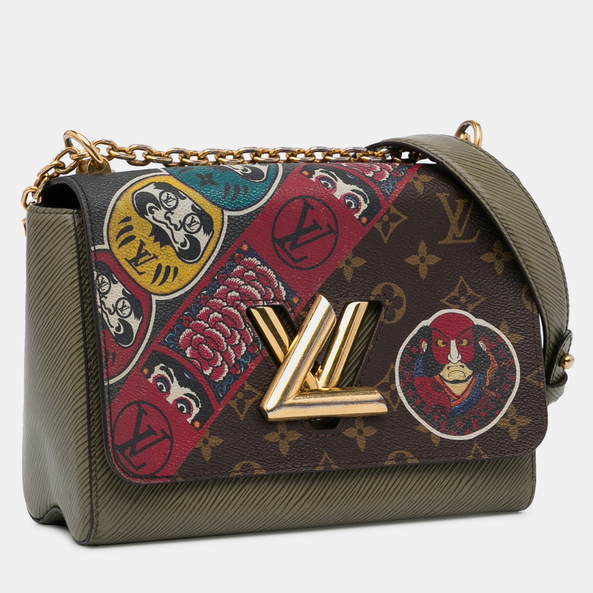 Louis Vuitton Green Monogram Boite Chapeaux Souple MM Bag 