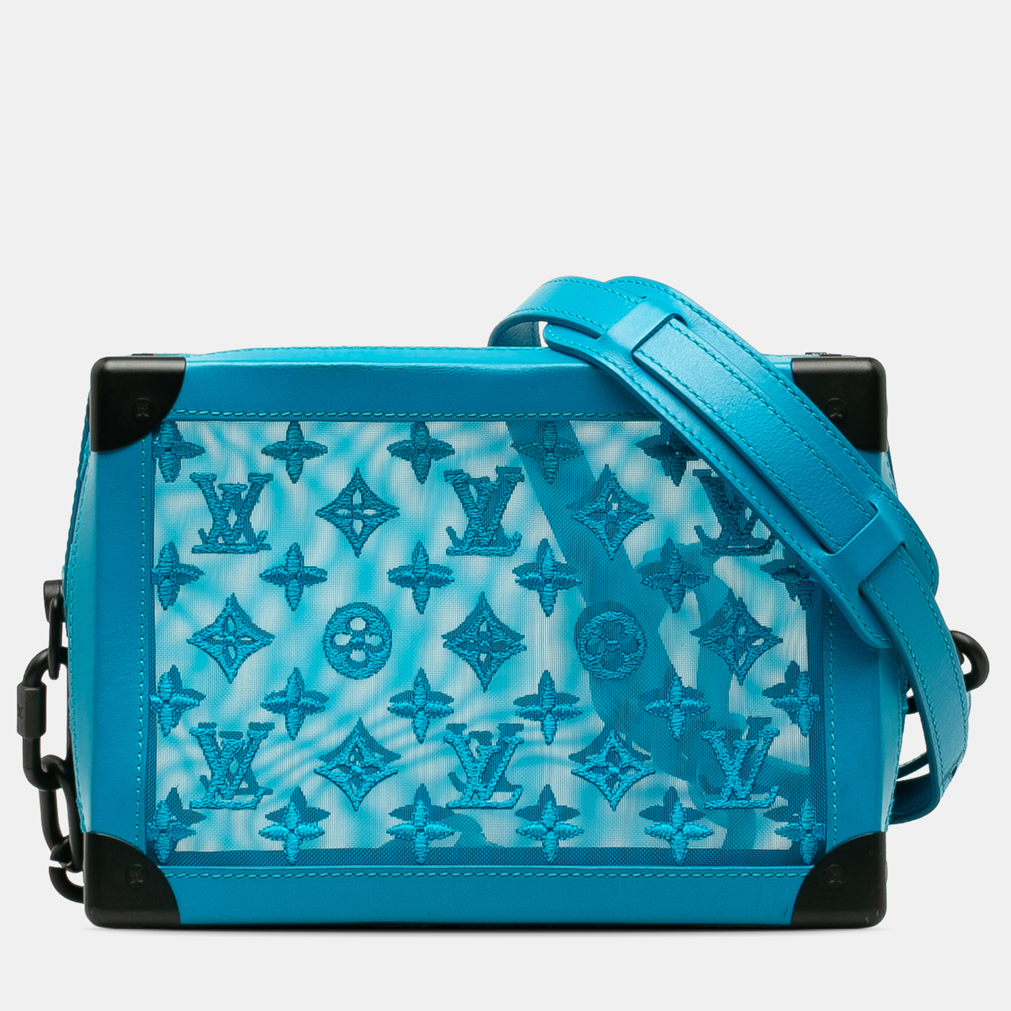 

Louis Vuitton Blue Monogram Mesh Soft Trunk