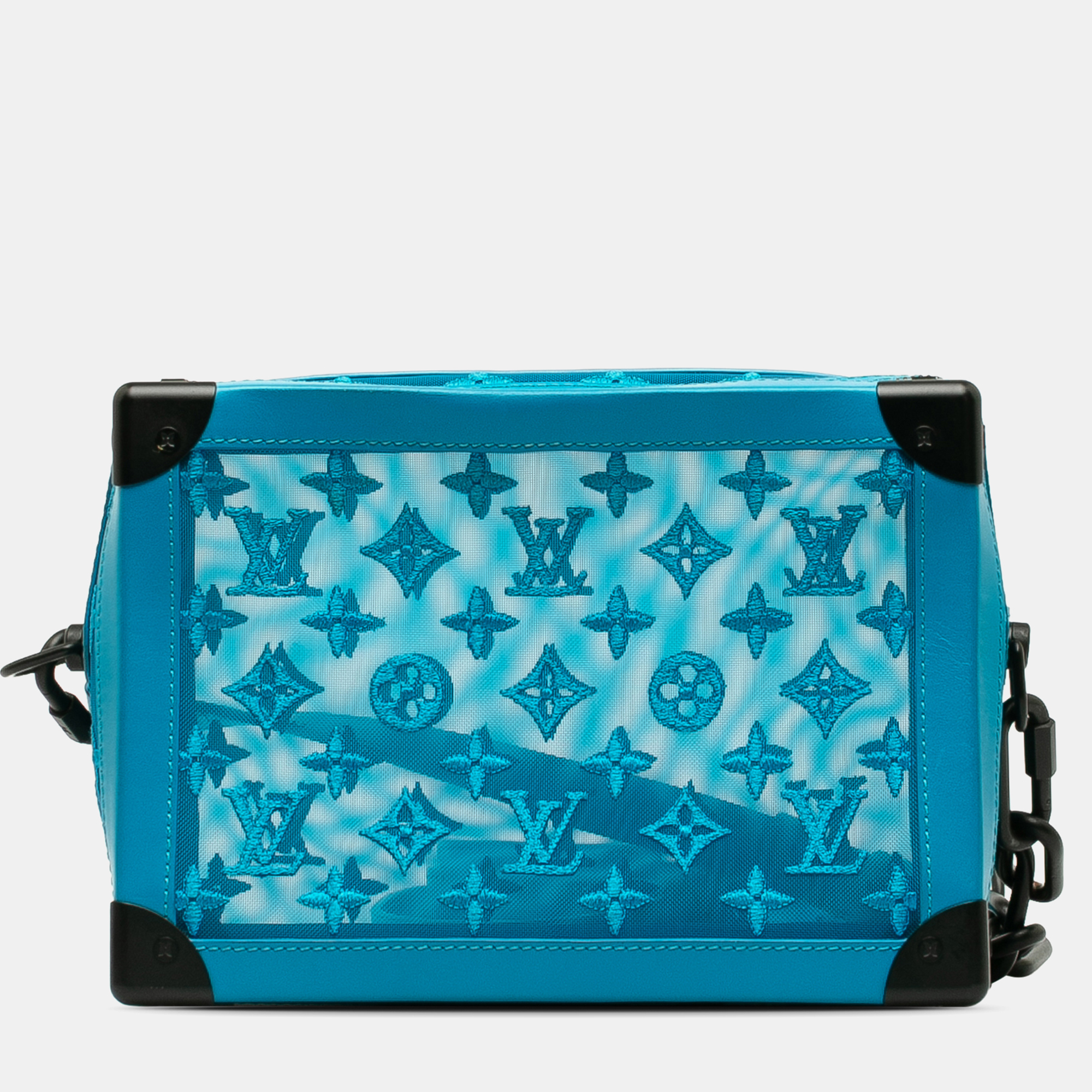 Louis Vuitton Blue Monogram Mesh Soft Trunk 