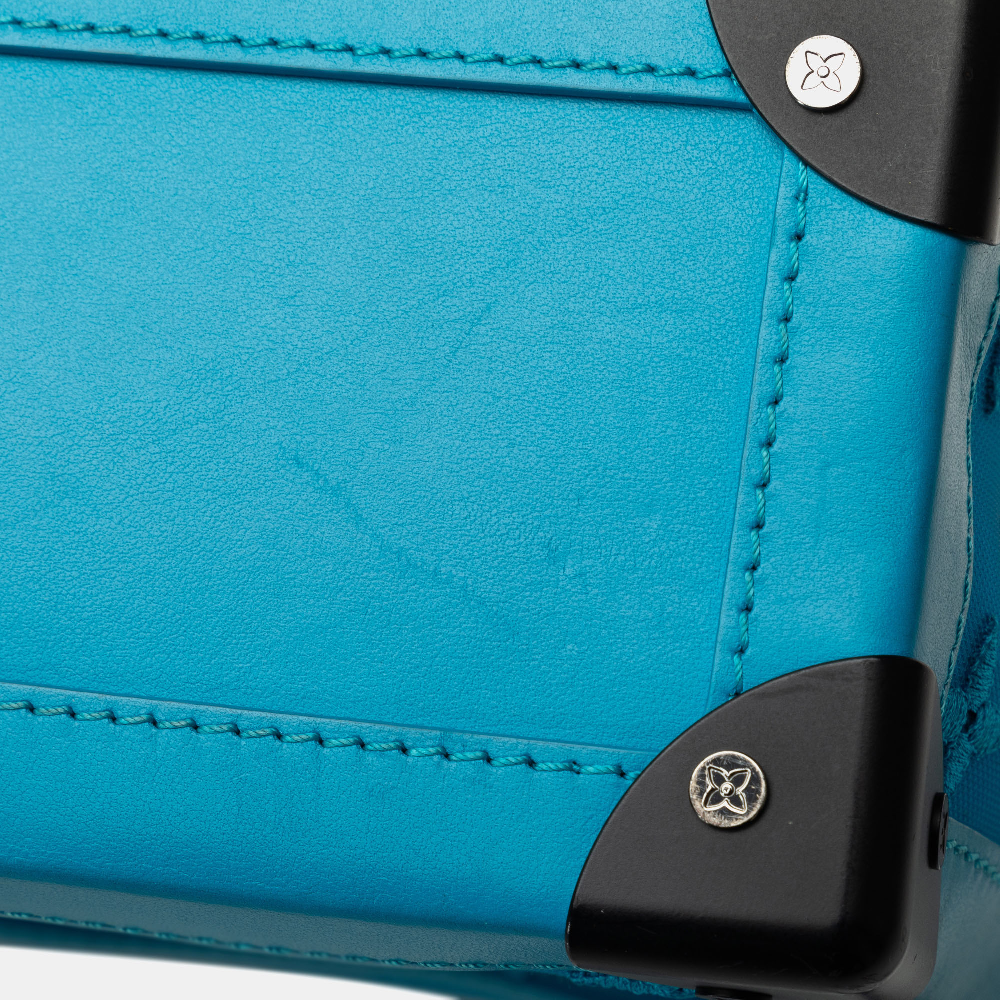 Louis Vuitton Blue Monogram Mesh Soft Trunk 