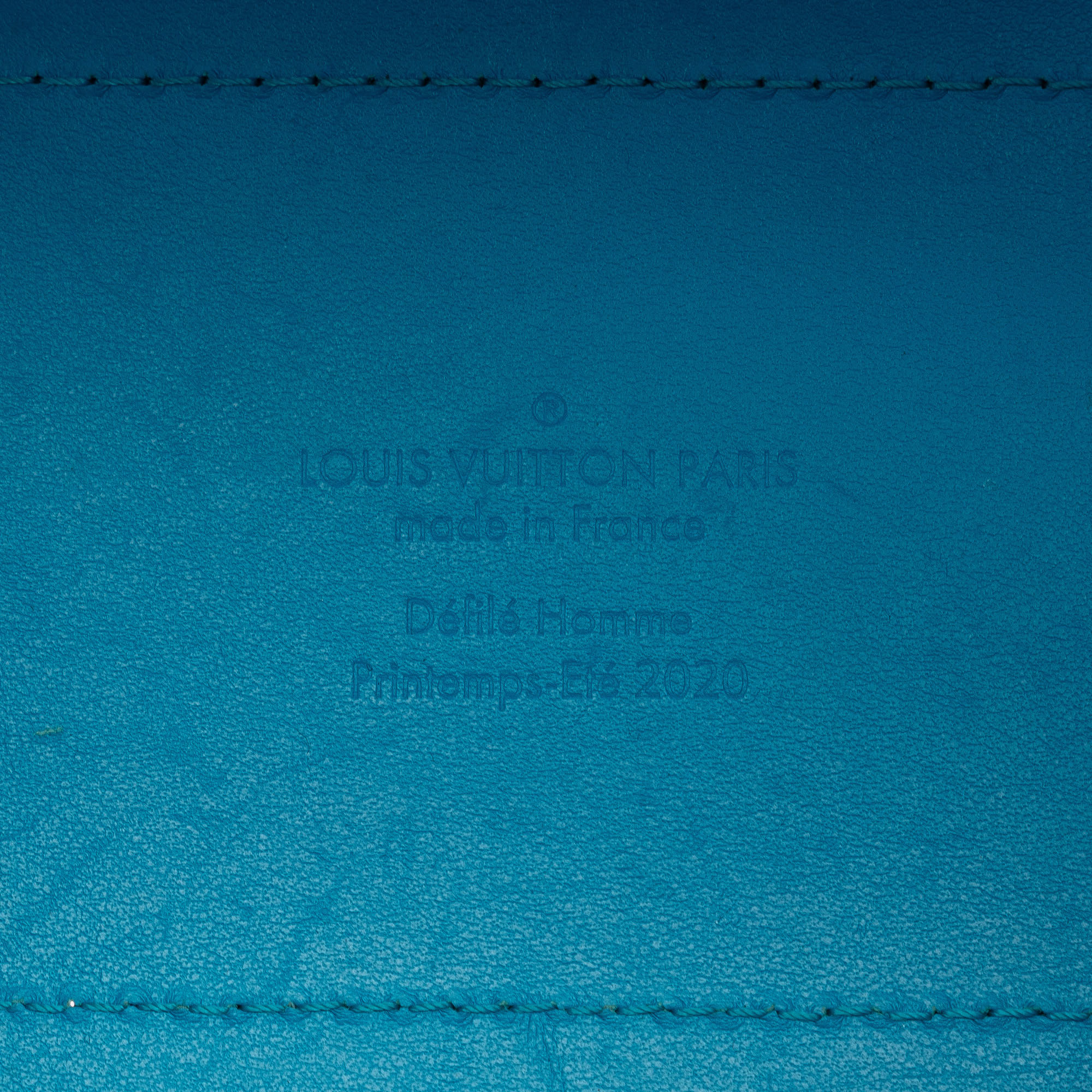 Louis Vuitton Blue Monogram Mesh Soft Trunk 