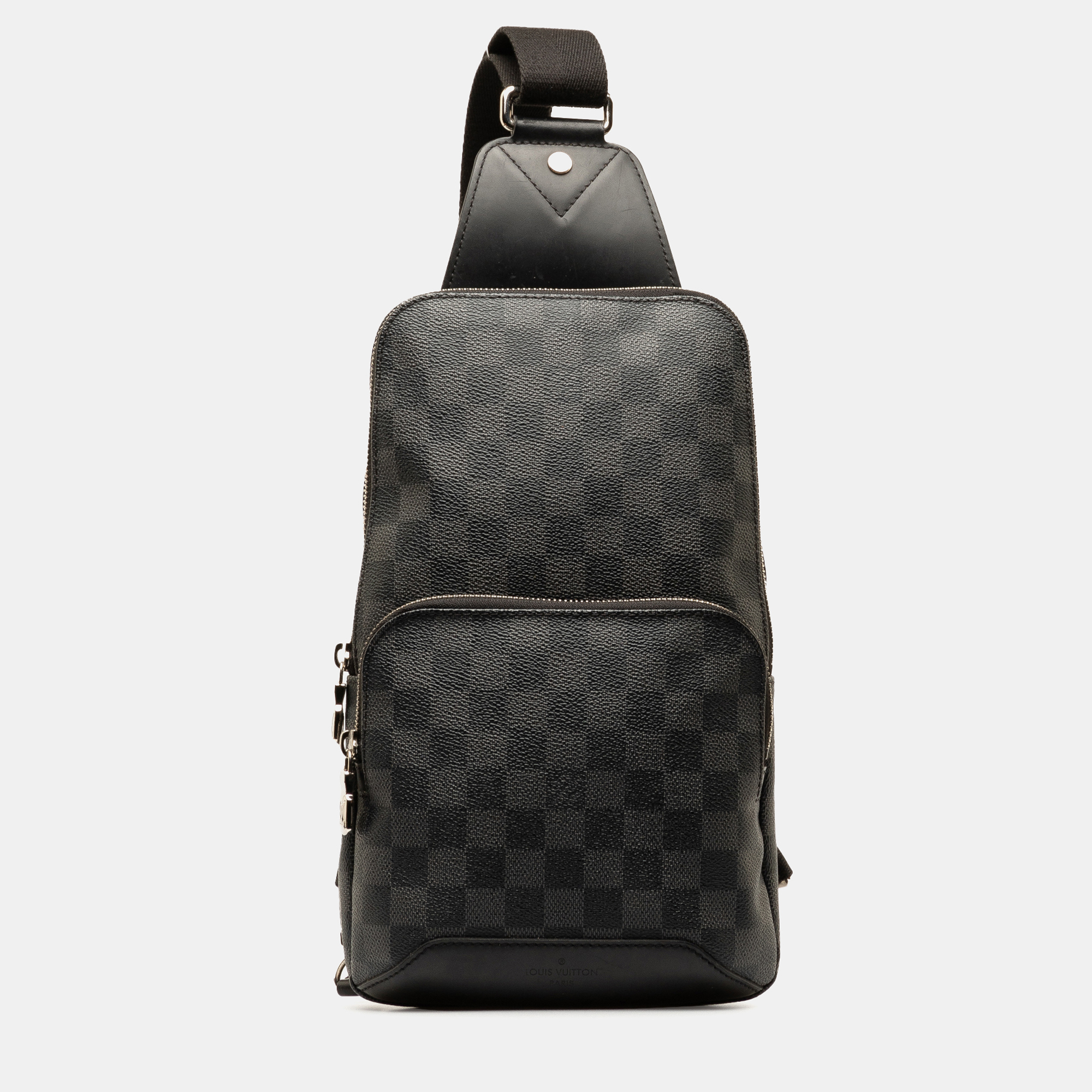 

Louis Vuitton Black Damier Graphite Avenue Sling