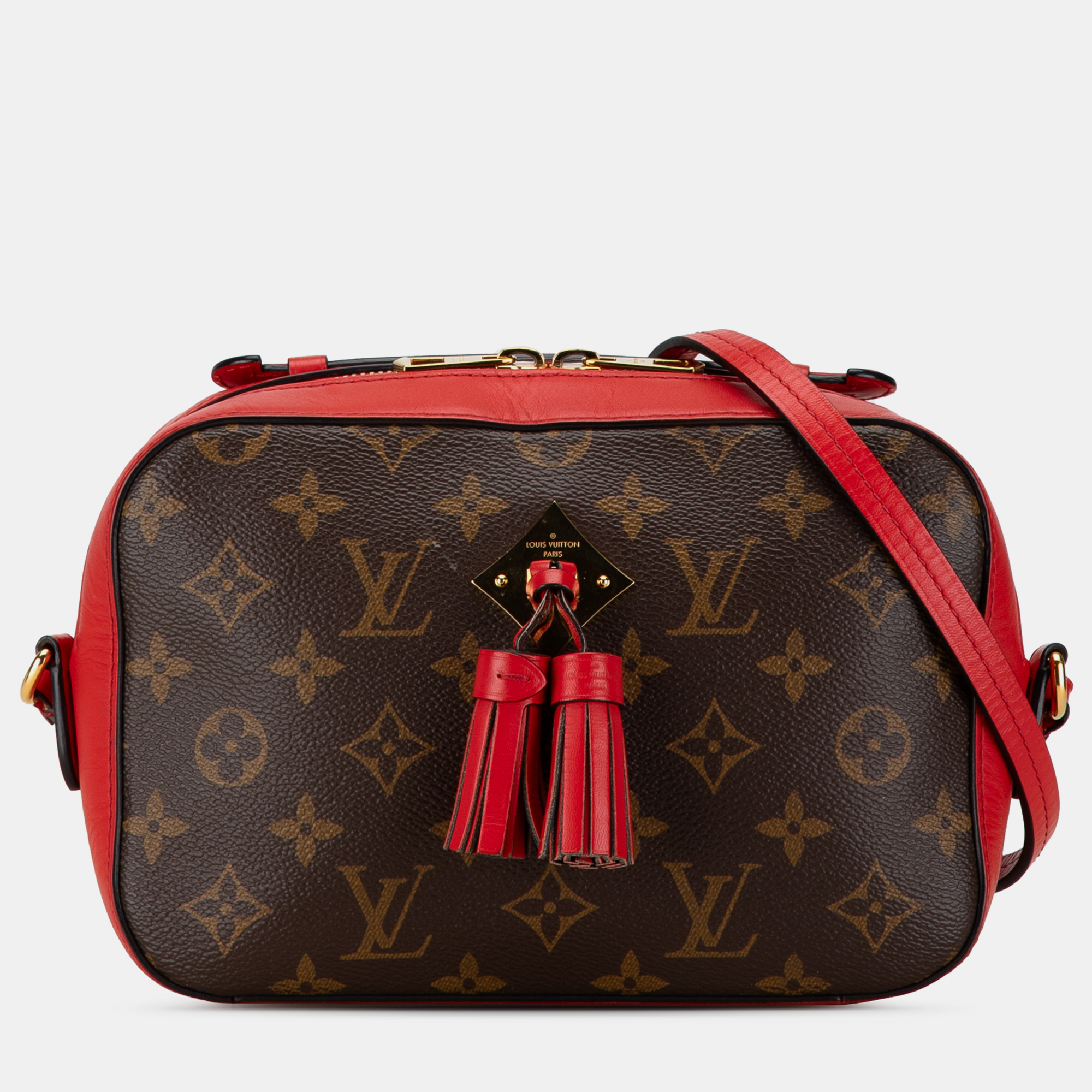 

Louis Vuitton Brown Monogram Saintonge Bag