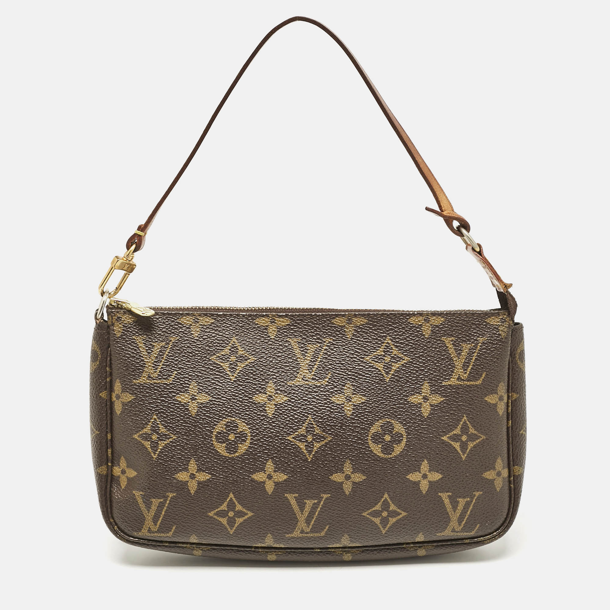 

Louis Vuitton Monogram Canvas Pochette Accessoires, Brown