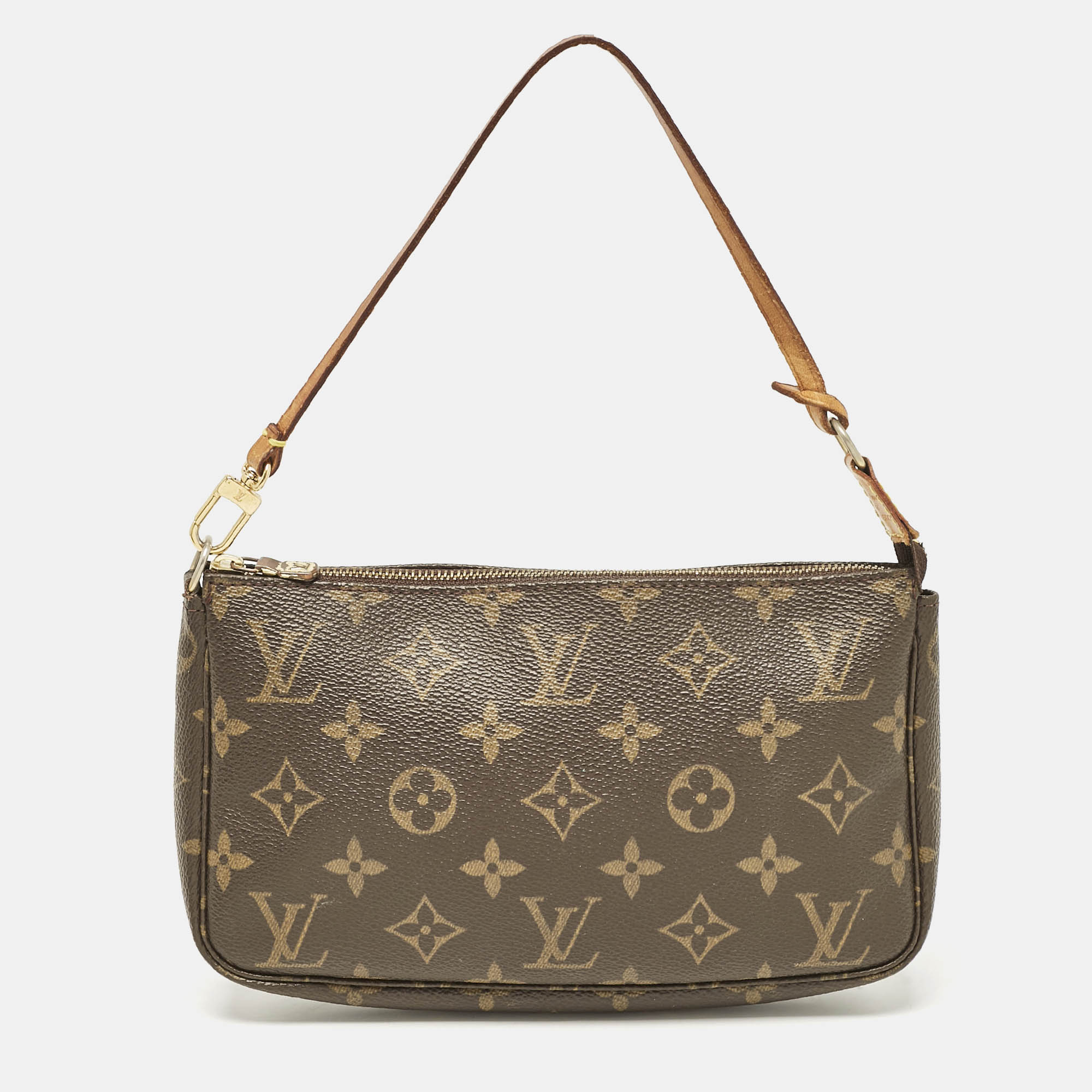 

Louis Vuitton Monogram Canvas Pochette Accessoires, Brown