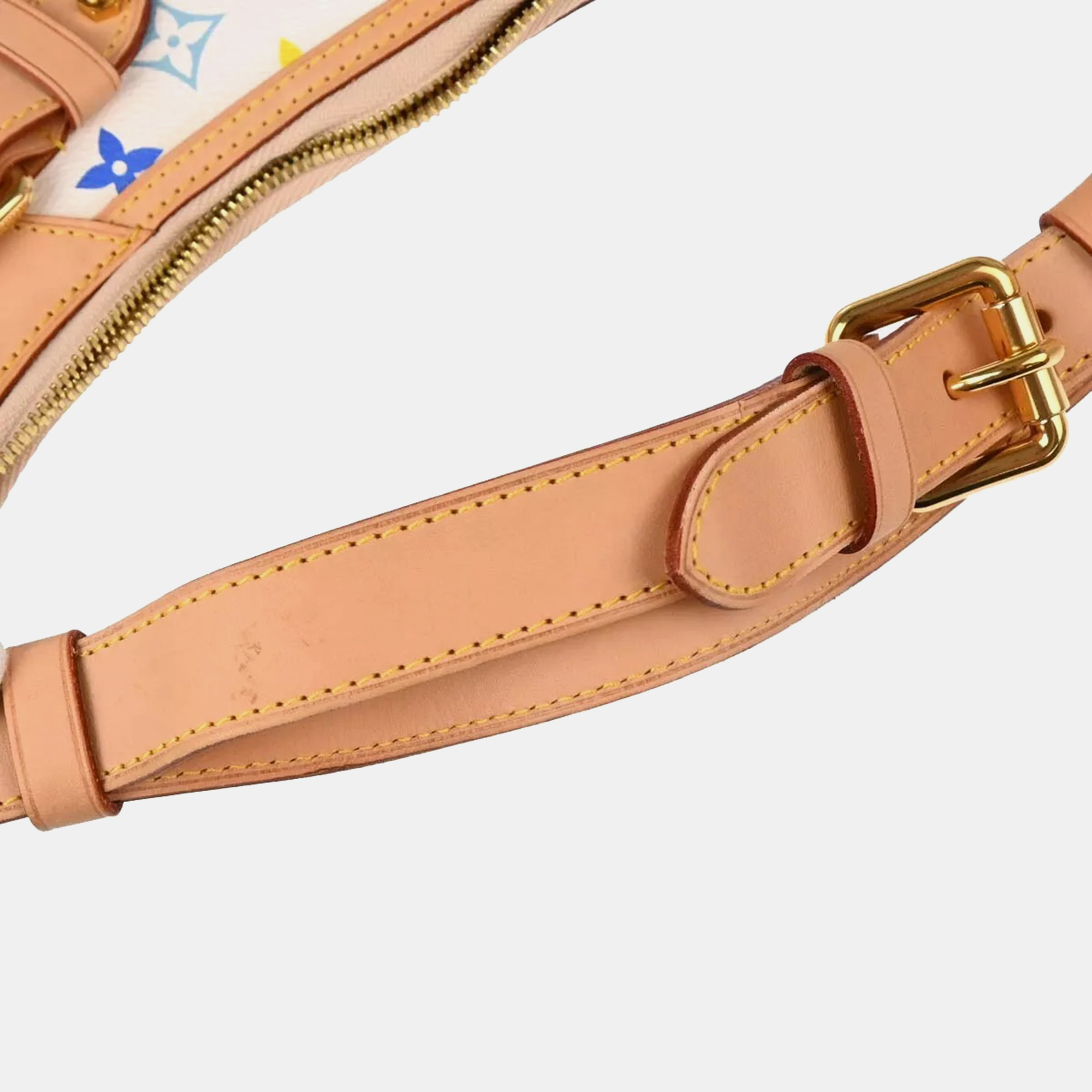 Louis Vuitton White Monogram Multicolor Greta Handbag 