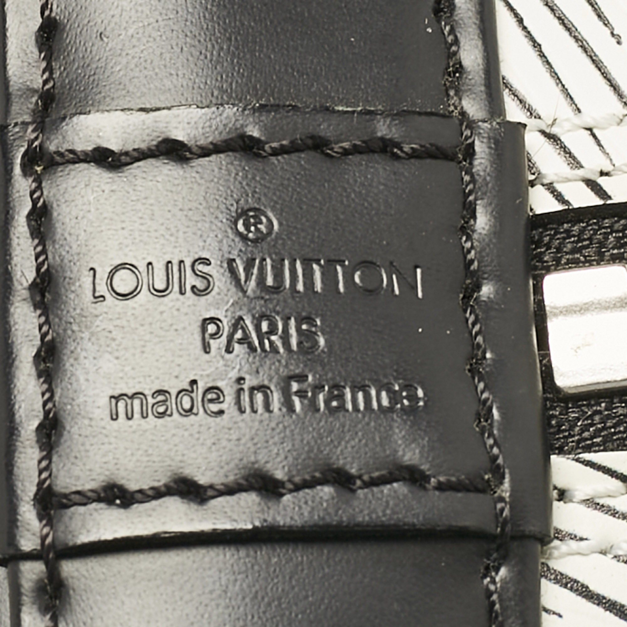 Louis Vuitton White Epi Leather Azteque Alma BB Bag 