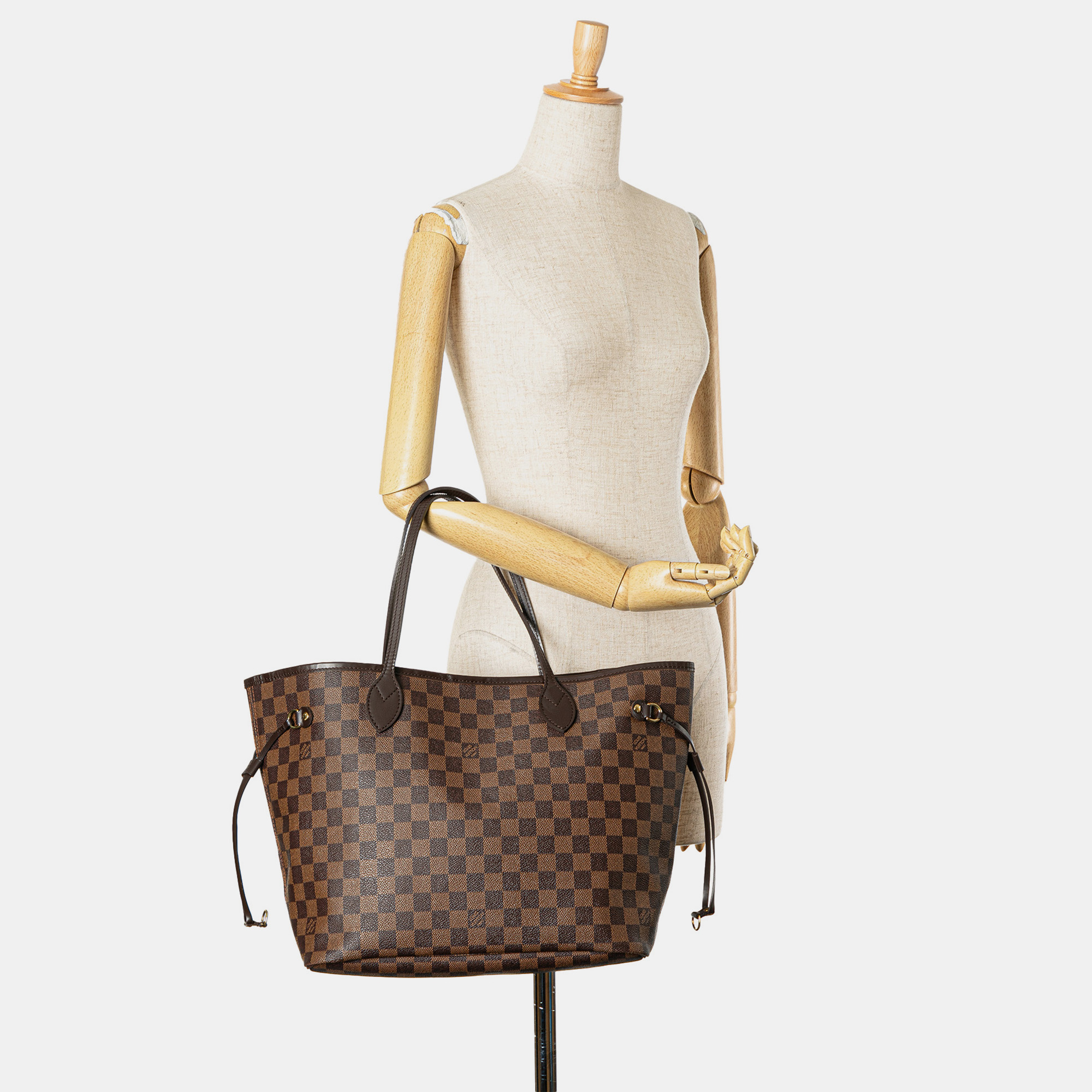 Louis Vuitton Brown Damier Ebene Neverfull MM 