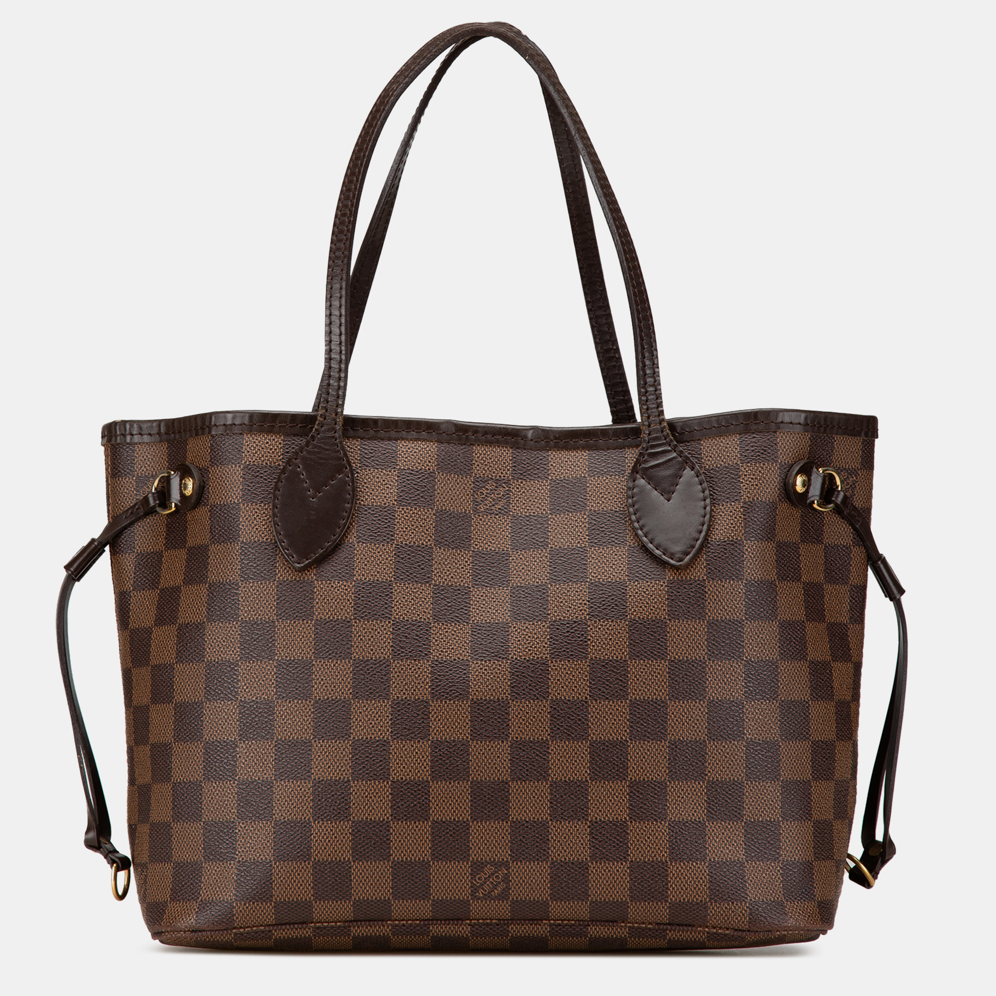 

Louis Vuitton Brown Damier Ebene Neverfull PM