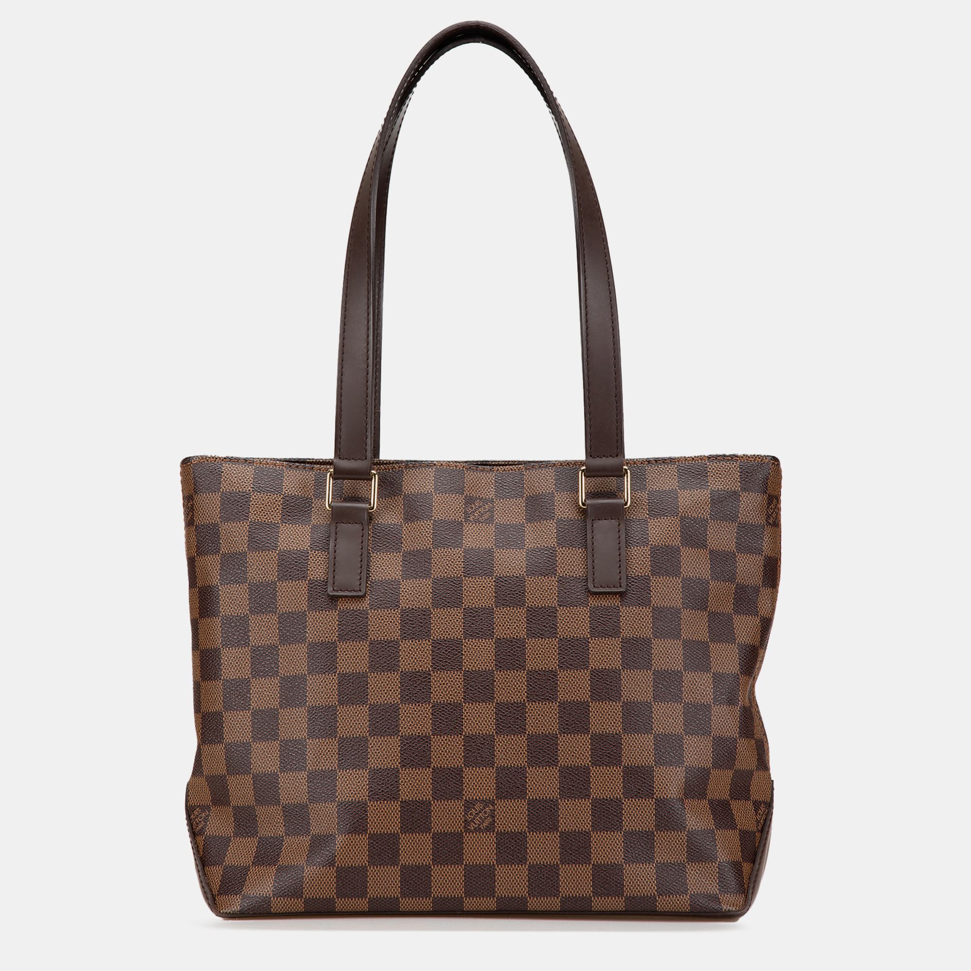 

Louis Vuitton Brown Damier Ebene Cabas Piano Tote Bag