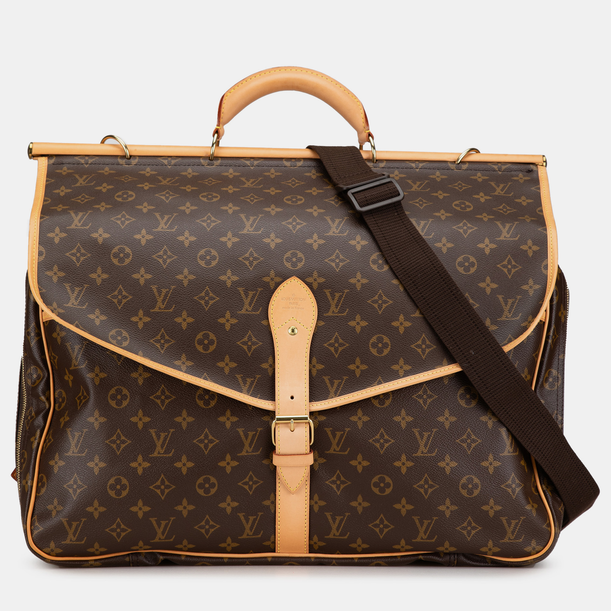 

Louis Vuitton Brown Monogram Sac Chasse Hunting Bag