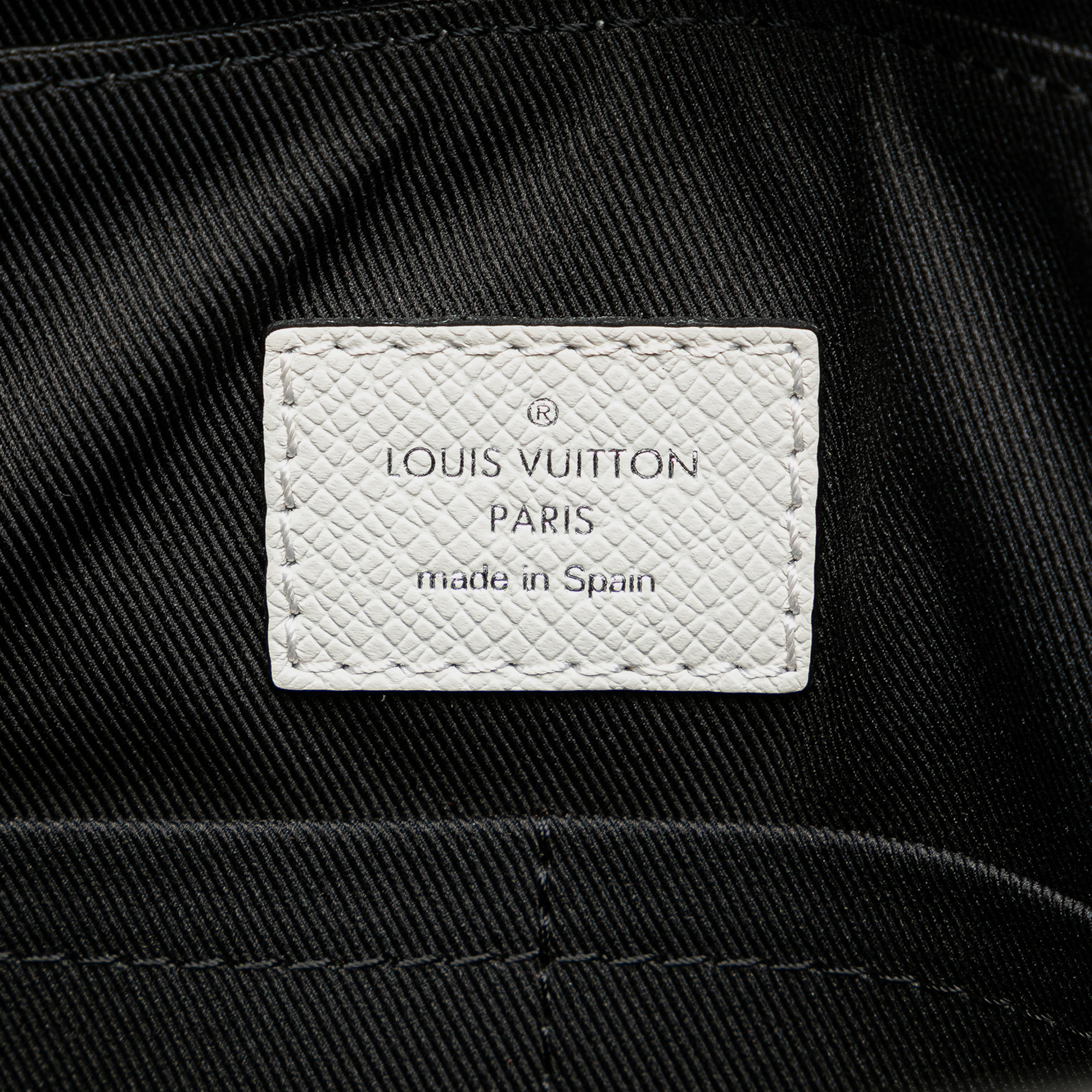 Louis Vuitton White Taigarama Outdoor Flap Messenger 