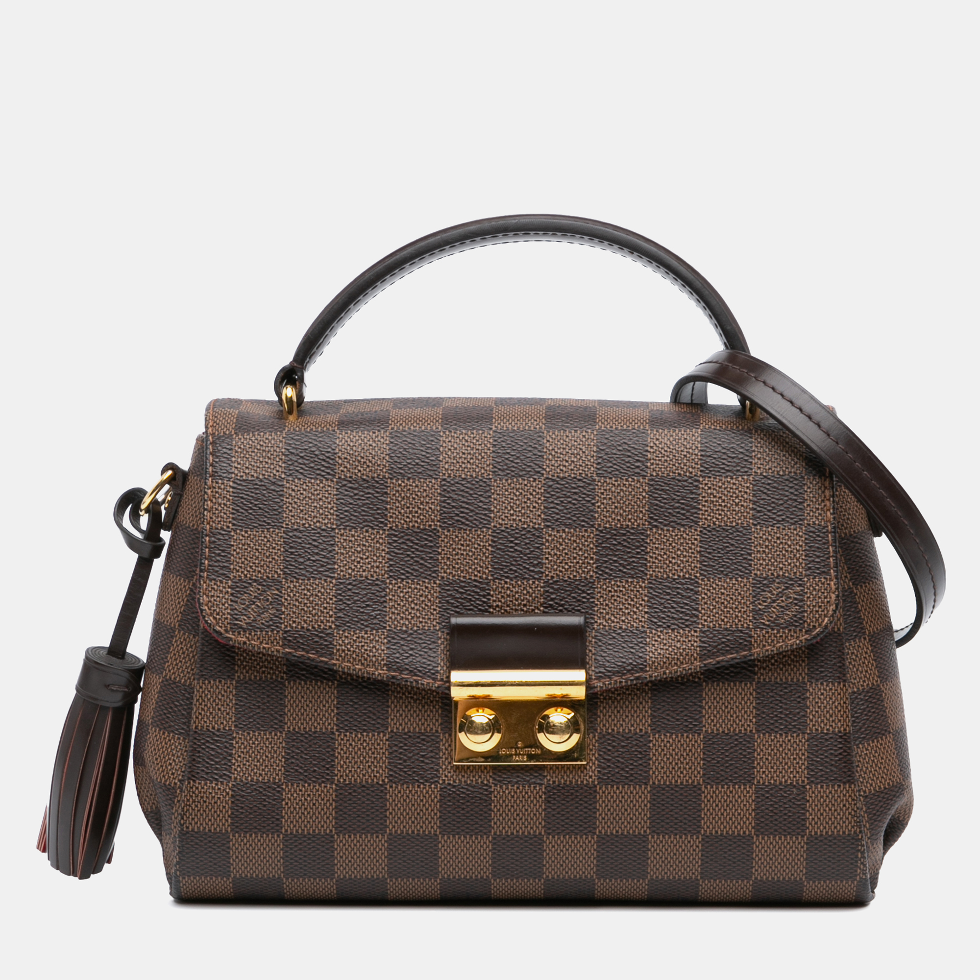 

Louis Vuitton Brown Damier Ebene Croisette