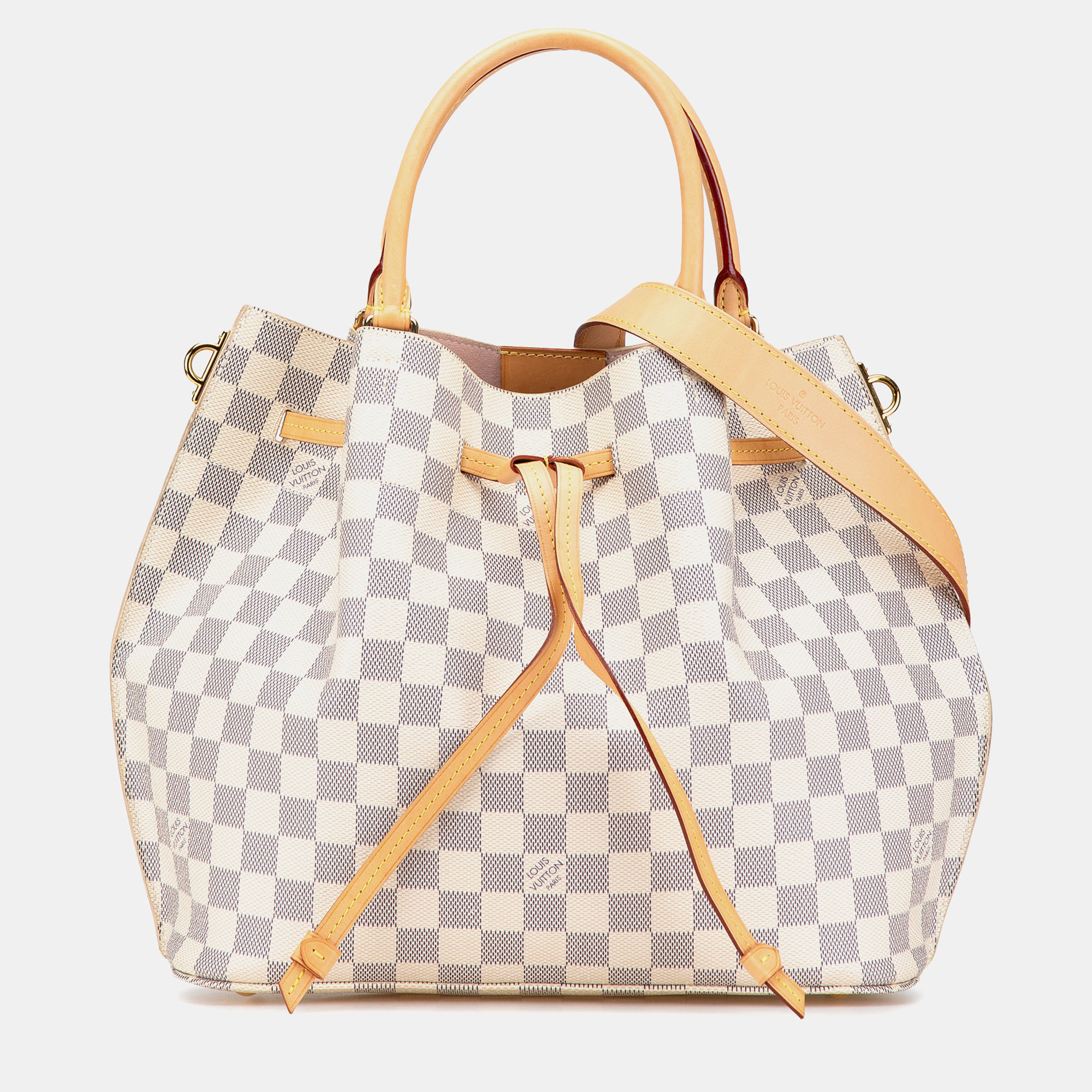 

Louis Vuitton White Damier Azur Girolata Bag