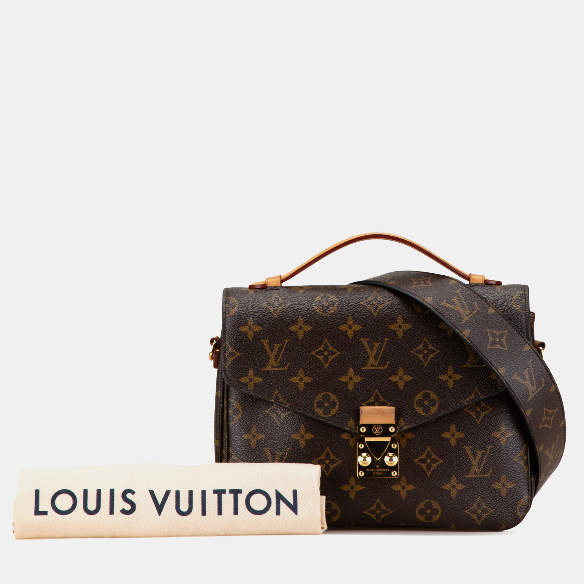 Louis Vuitton Brown Monogram Pochette Metis 
