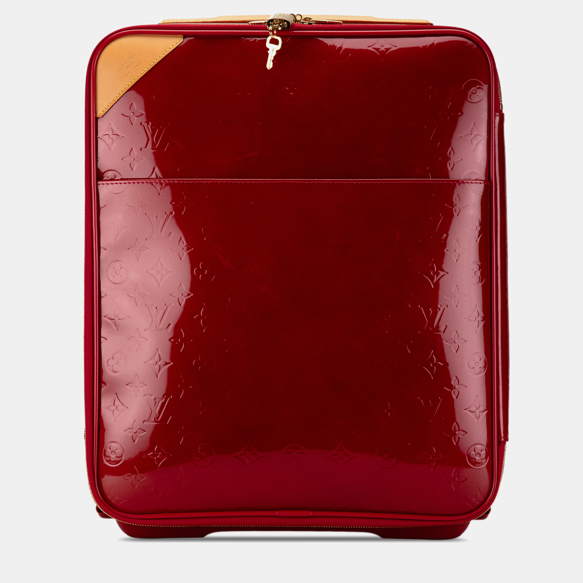 

Louis Vuitton Red Monogram Vernis Pegase 45