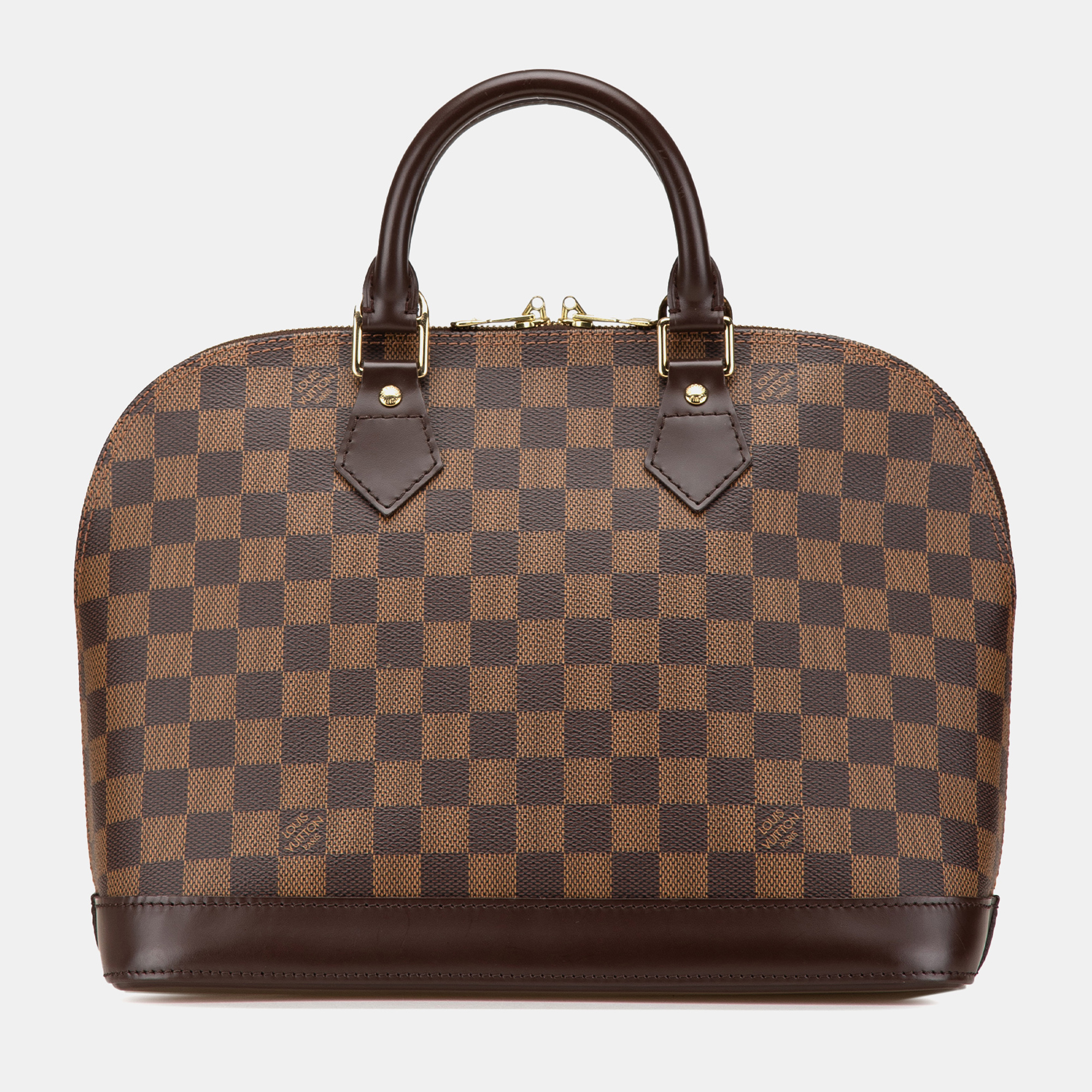 

Louis Vuitton Brown Damier Ebene Alma PM