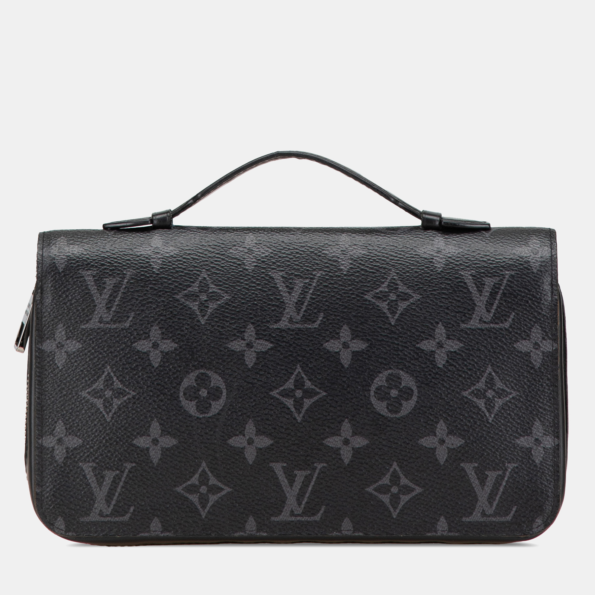 

Louis Vuitton Black Monogram Eclipse Zippy  Wallet