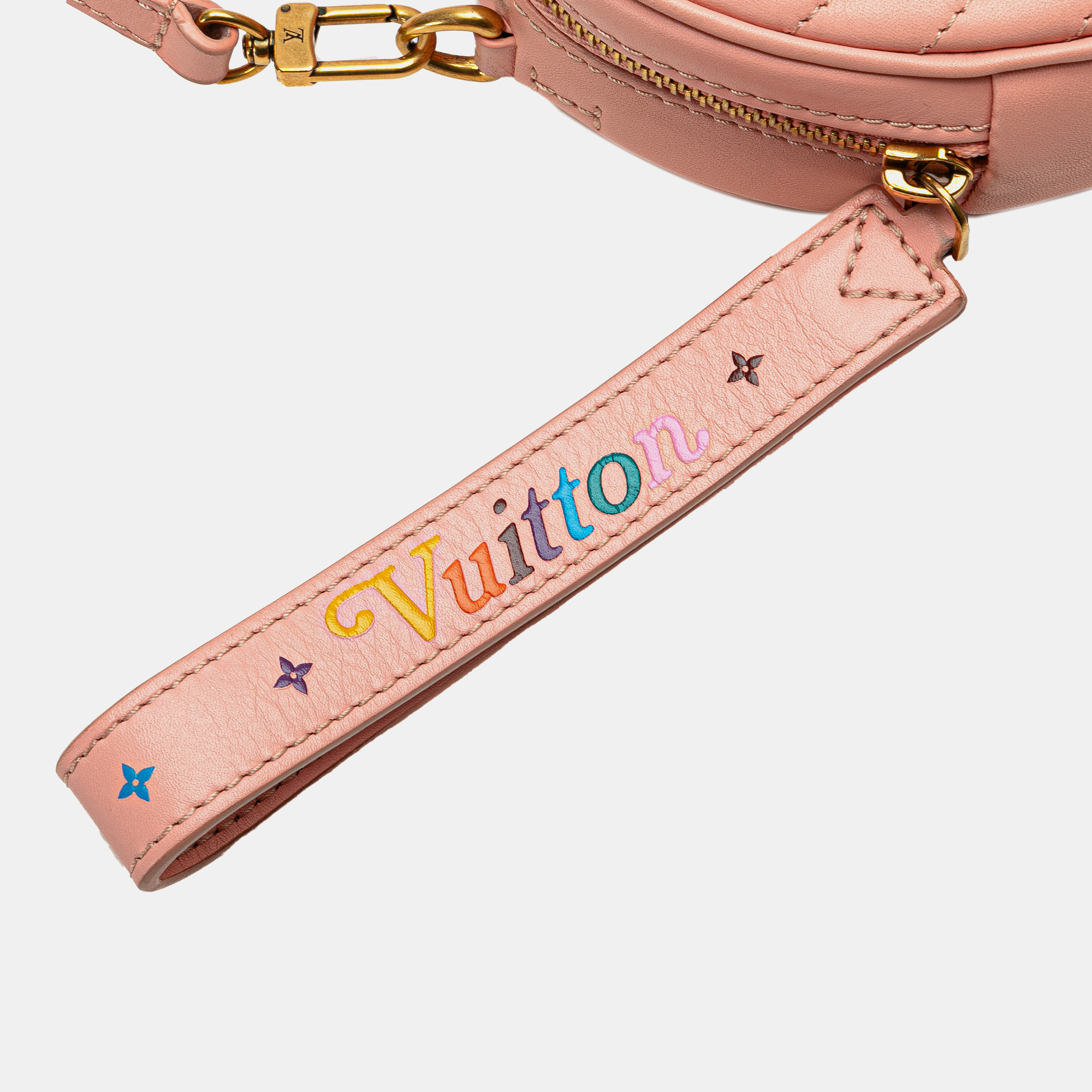 Louis Vuitton Pink New Wave Heart Crossbody 