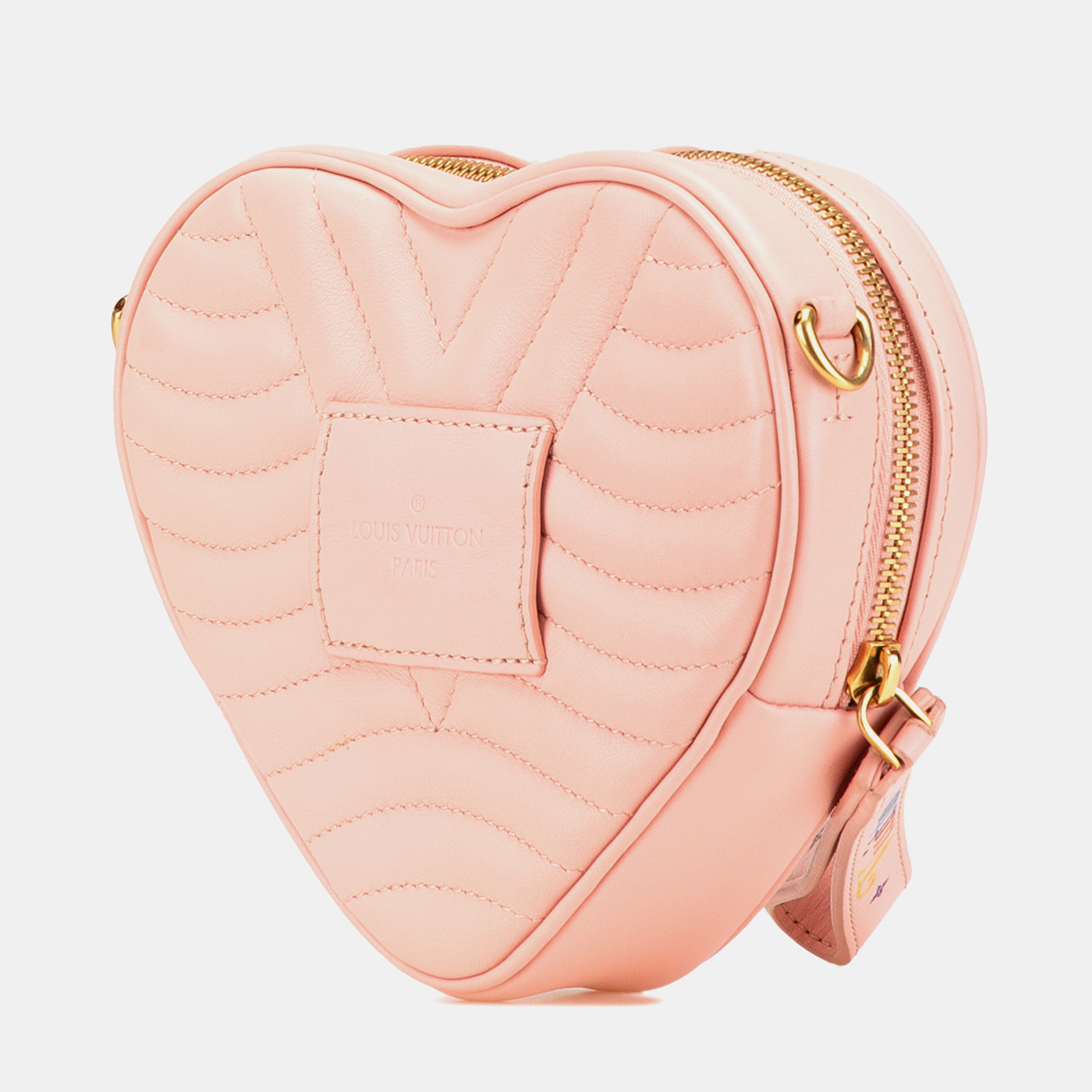 Louis Vuitton Pink New Wave Heart Crossbody 