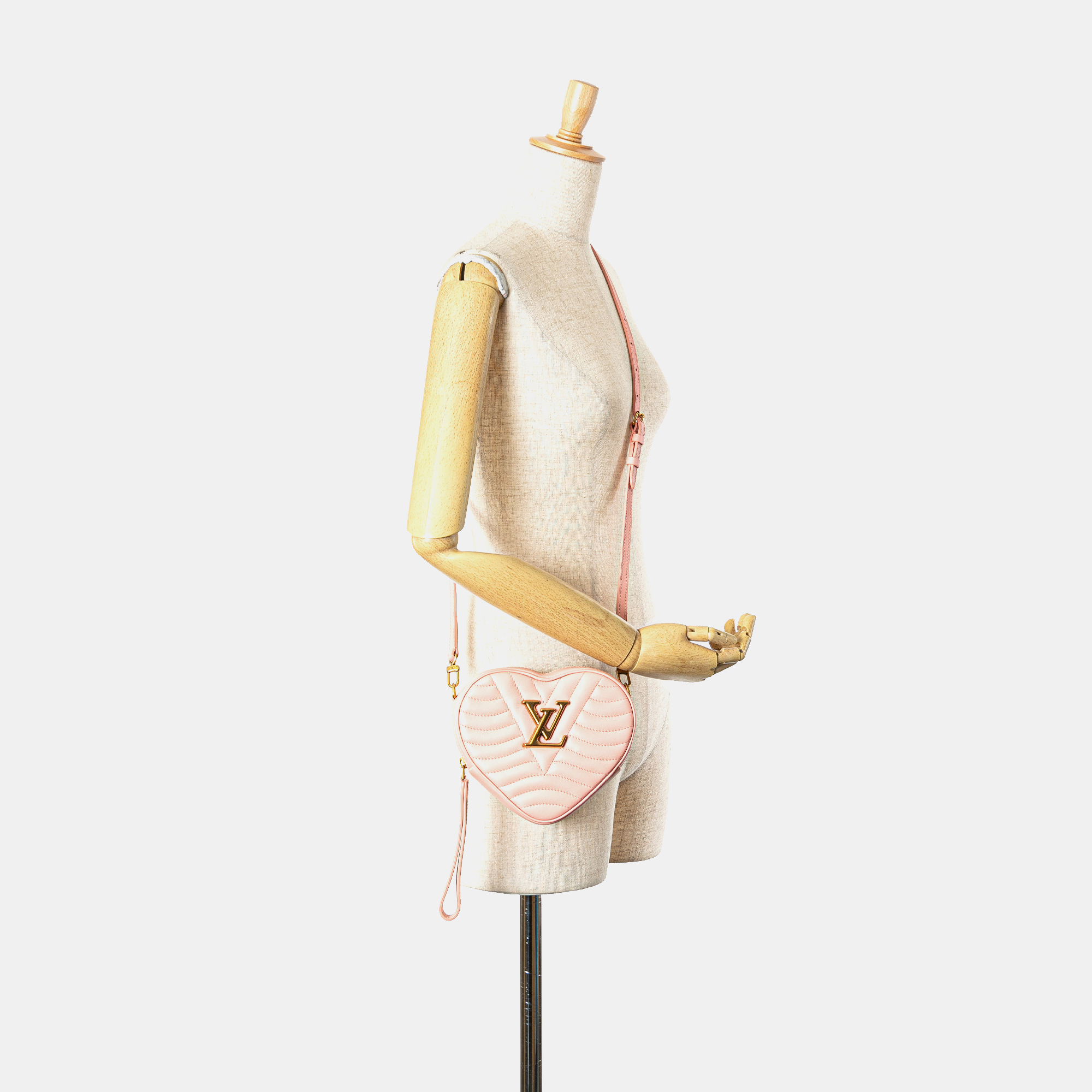 Louis Vuitton Pink New Wave Heart Crossbody 