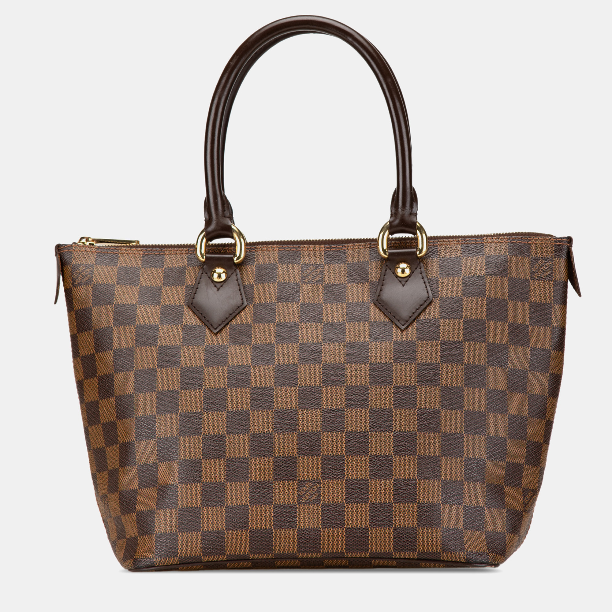 

Louis Vuitton Brown Damier Ebene Saleya PM