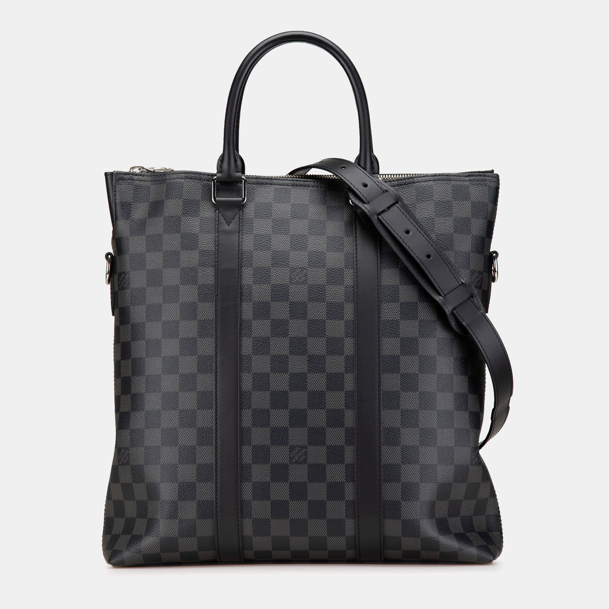 

Louis Vuitton Black Damier Graphite Anton Tote