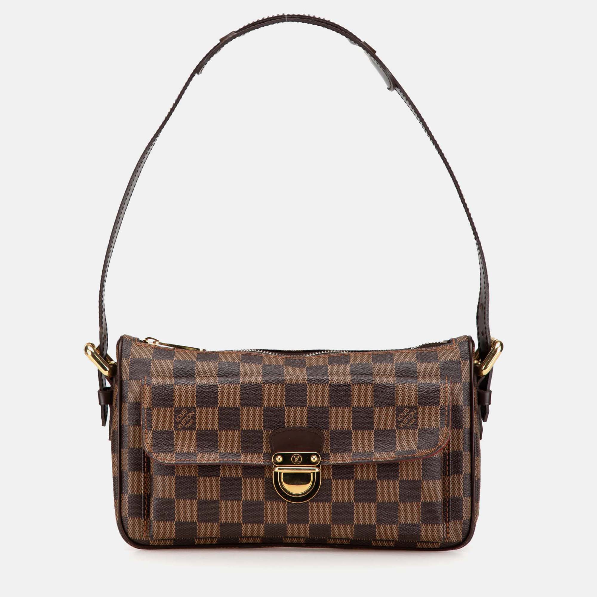 

Louis Vuitton Brown Damier Ebene Ravello GM