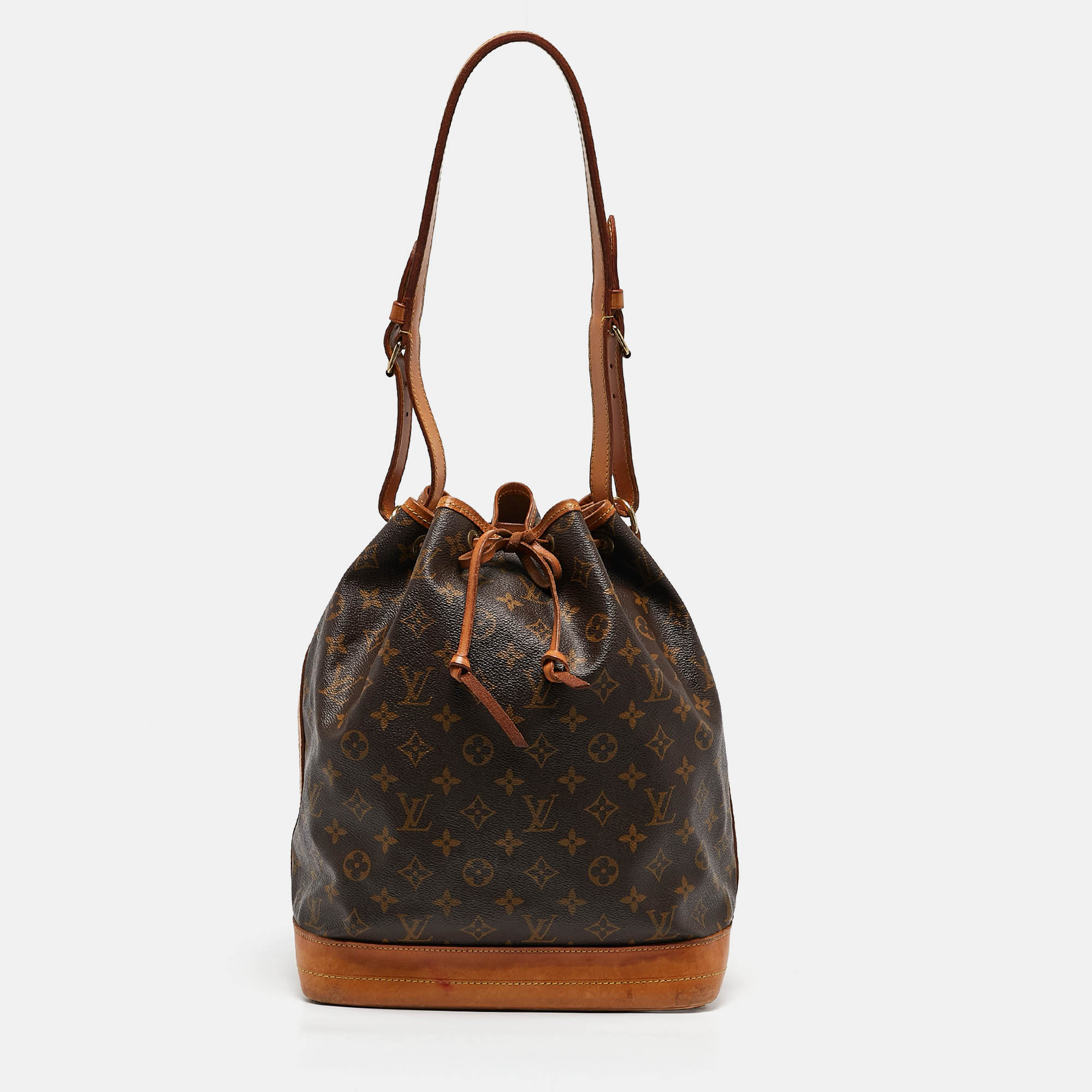 

Louis Vuitton Monogram Canvas and Leather Noe Bag, Brown