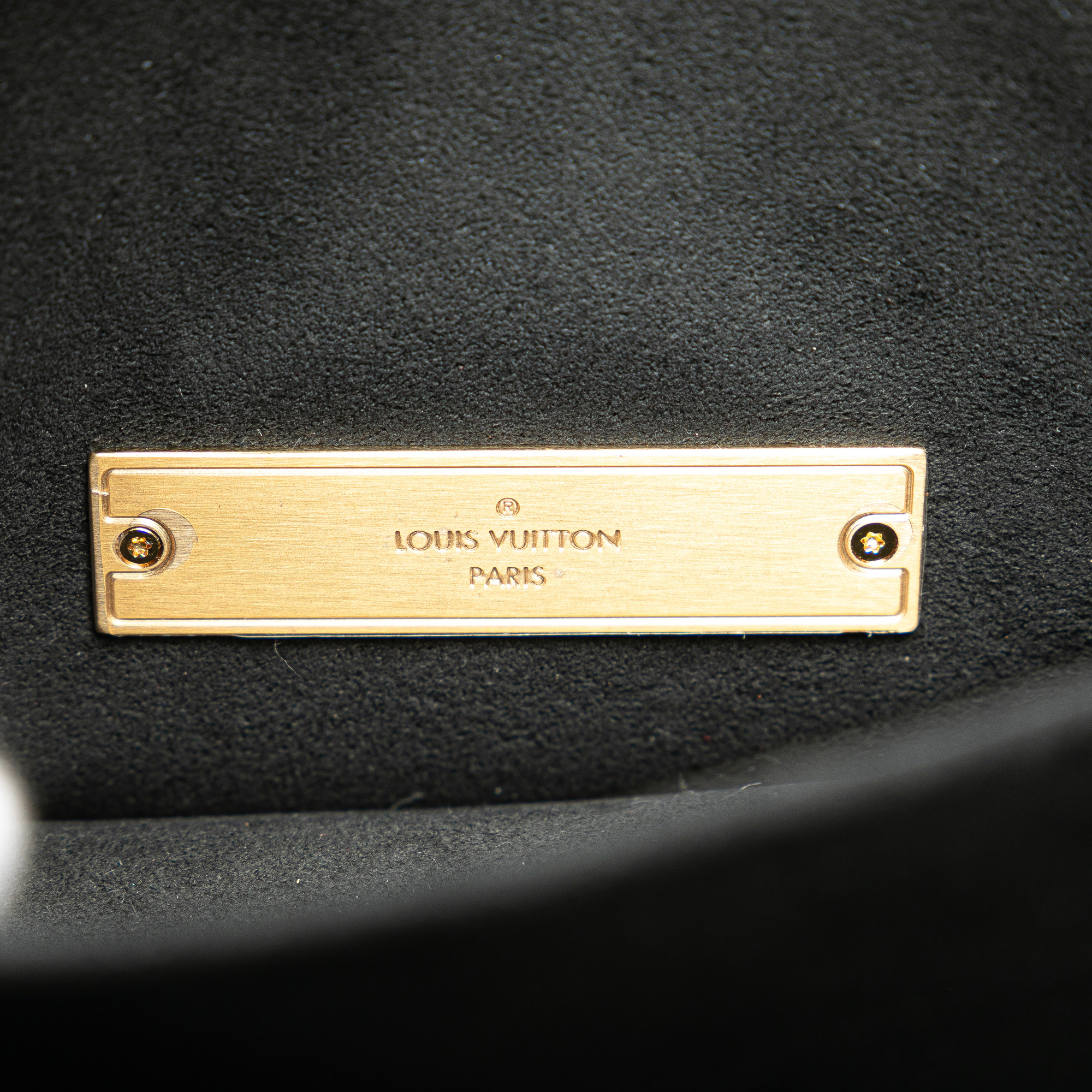 Louis Vuitton Brown Monogram Reverse Mini Dauphine Lock XL 