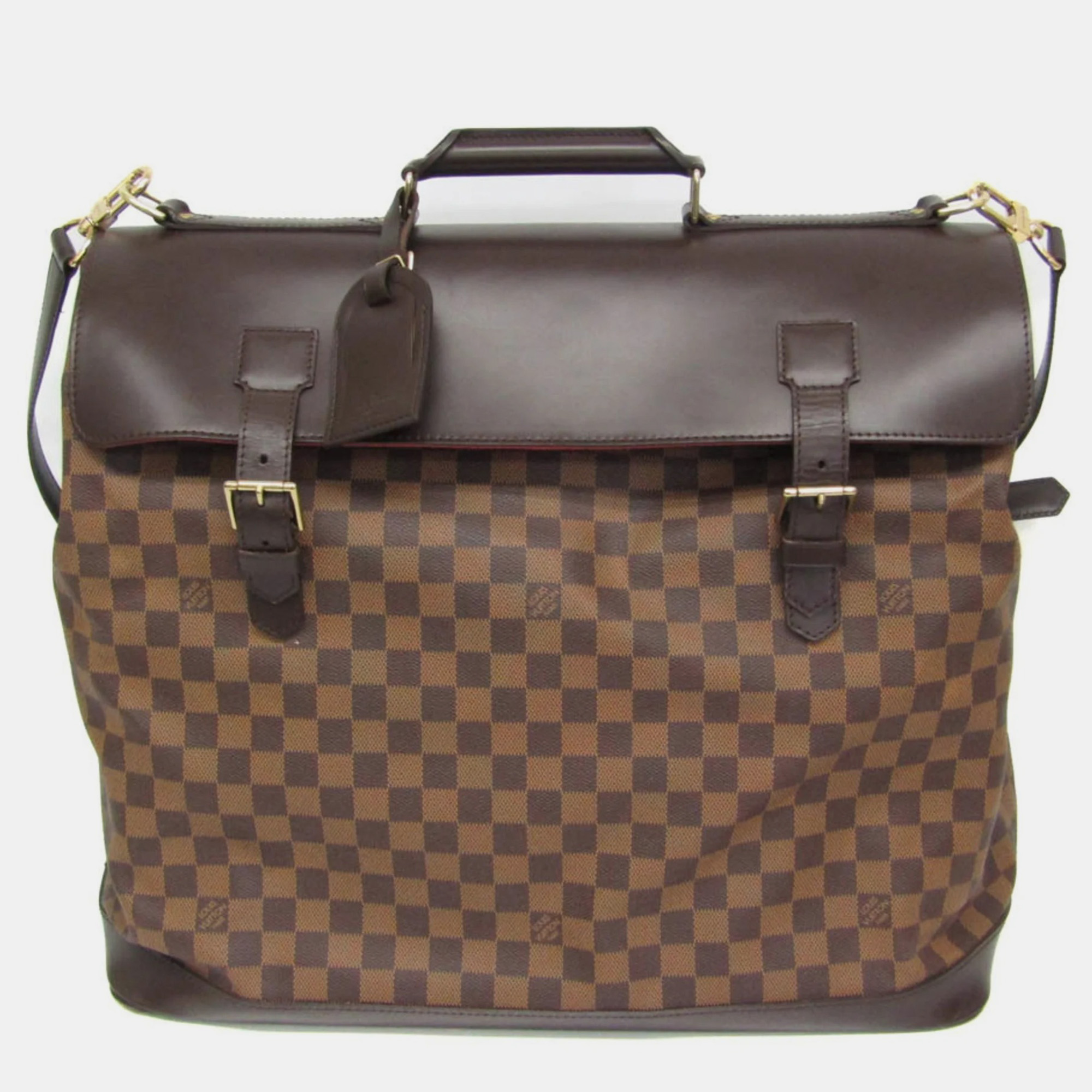 

Louis Vuitton Damier Ebene Canvas West End GM Top Handle Bag, Brown