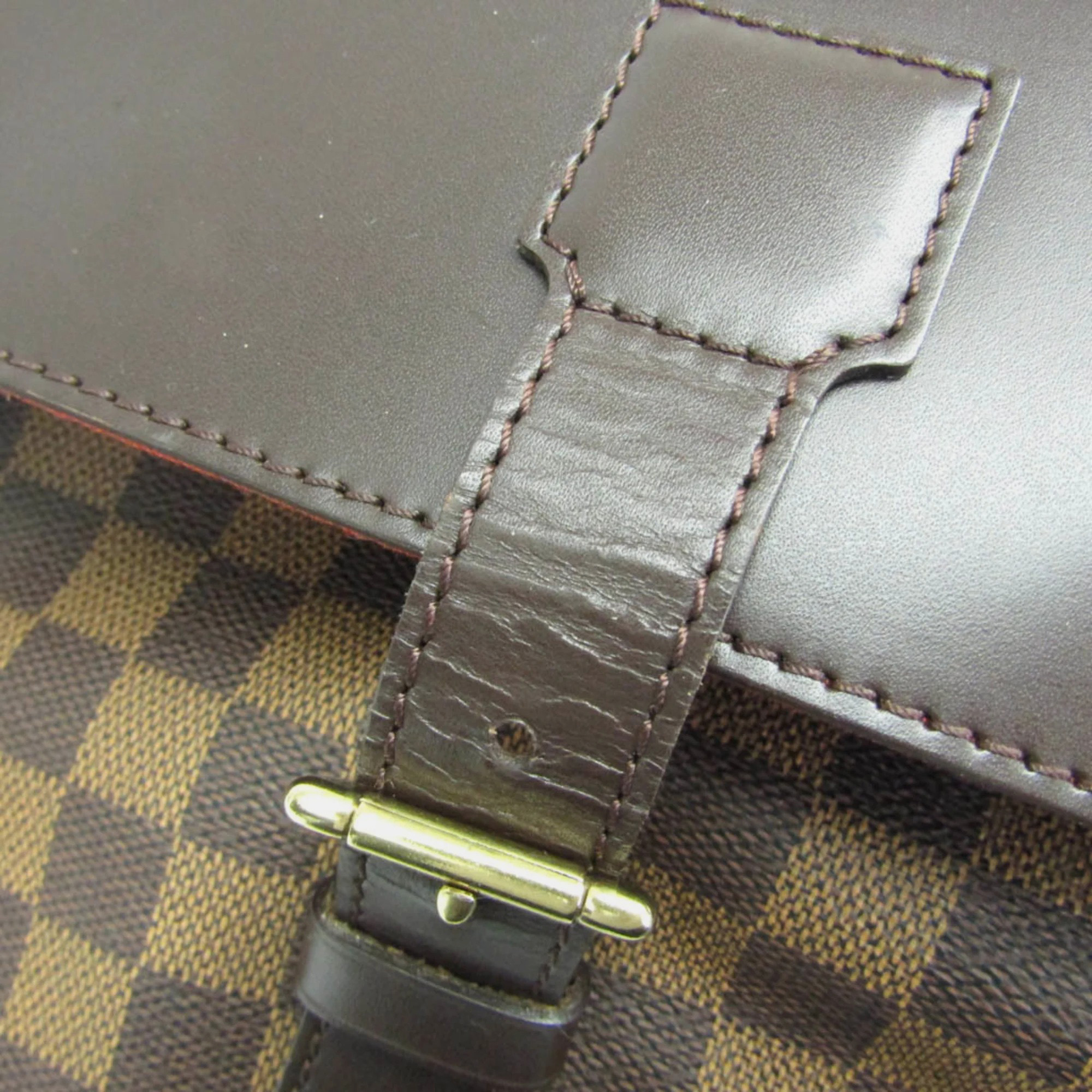 Louis Vuitton Damier Ebene Canvas West End GM Top Handle Bag 