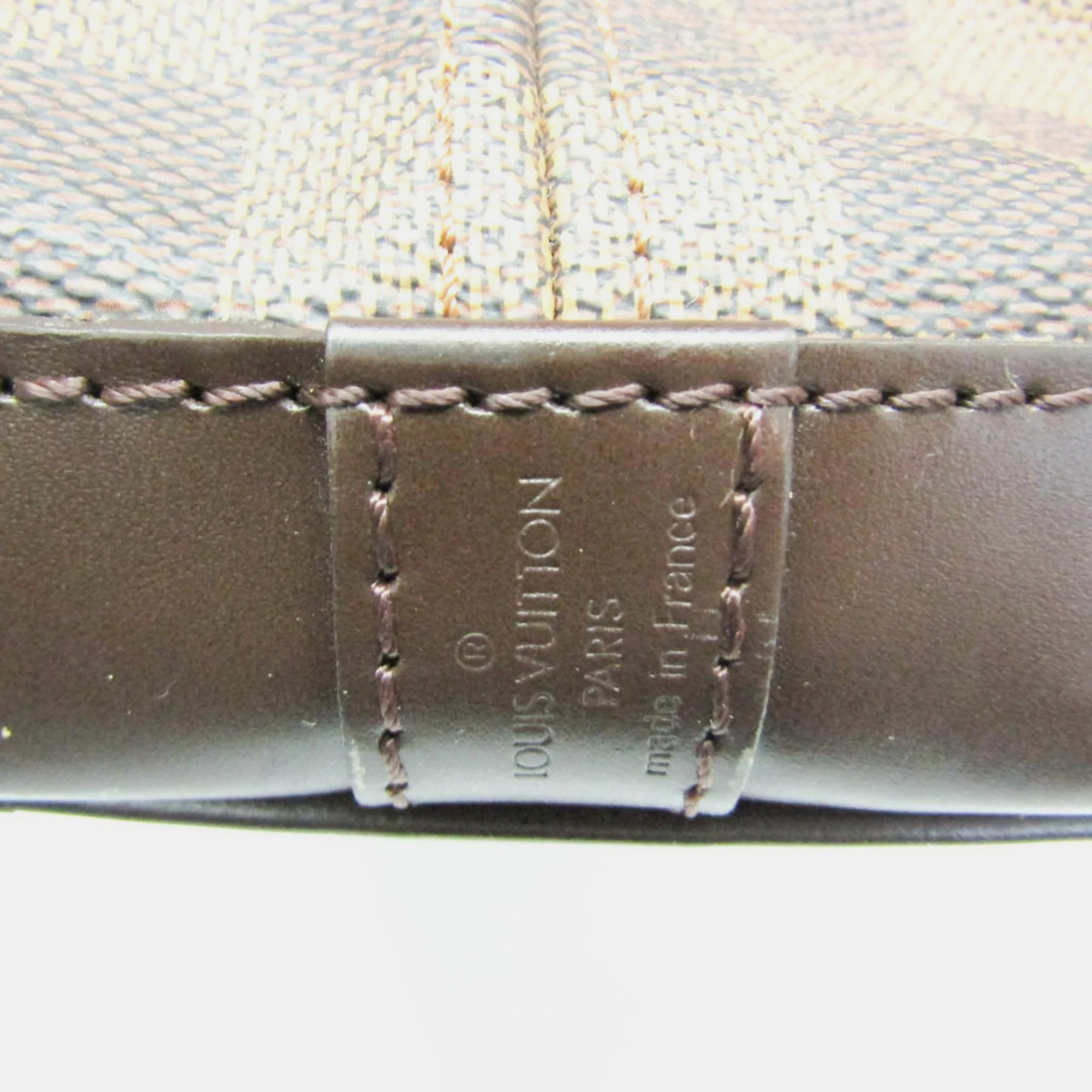 Louis Vuitton Damier Ebene Canvas West End GM Top Handle Bag 
