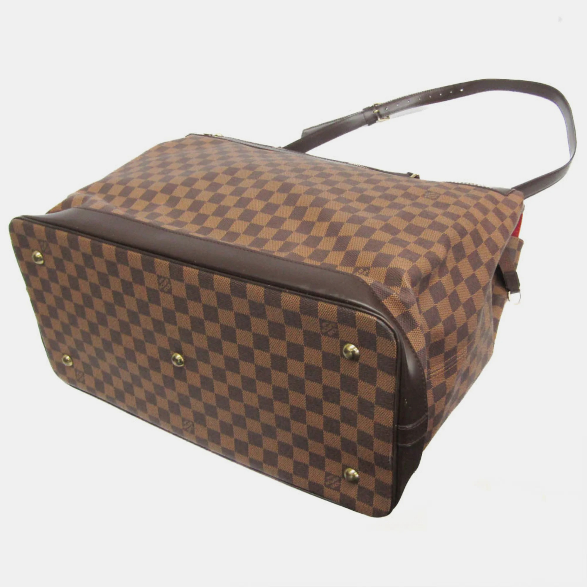 Louis Vuitton Damier Ebene Canvas West End GM Top Handle Bag 