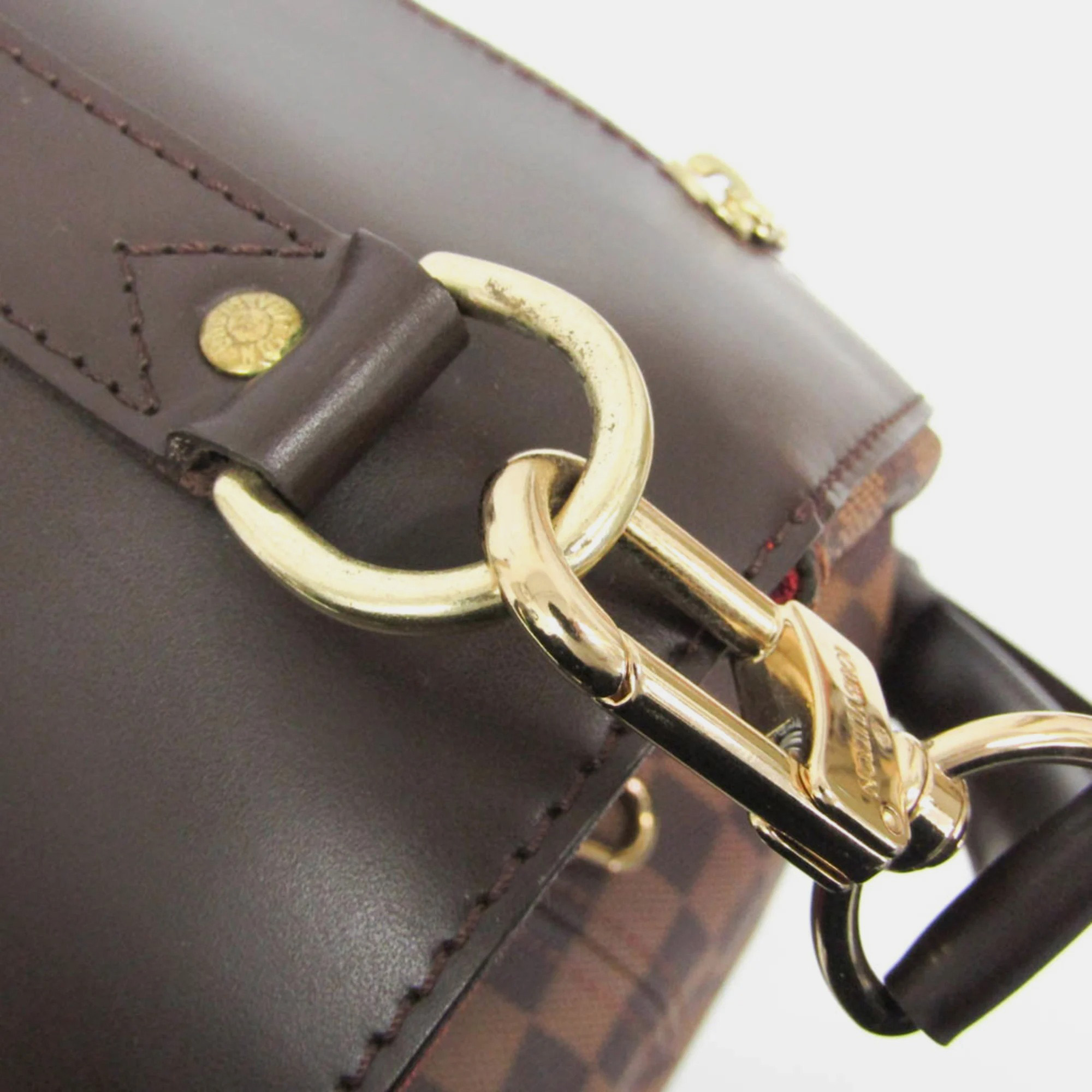 Louis Vuitton Damier Ebene Canvas West End GM Top Handle Bag 